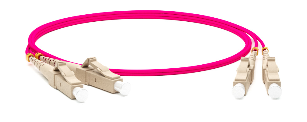 Hyperline FC-D2-504-LC/UR-LC/UR-H-15M-LSZH-MG Патч-корд волоконно-оптический (шнур) MM 50/125 (OM4), LC-LC, UPC, duplex, 2.0 мм, до 100G, LSZH, 15 м (замена FC-D2-504-LC/PR-LC/PR-H-15M-LSZH-MG)