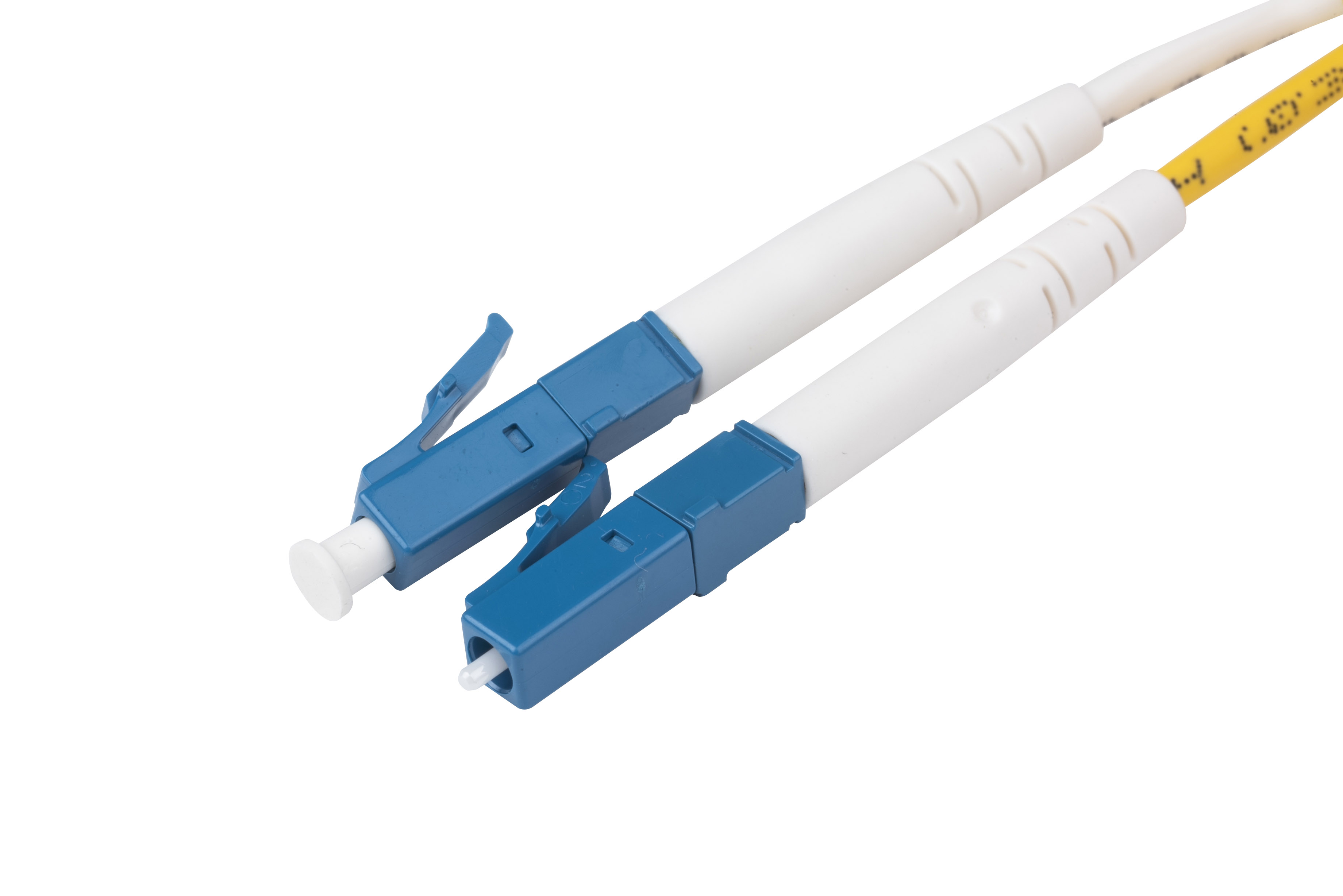 Hyperline FC-D2-9-FC/UR-LC/UR-H-1M-LSZH-YL Патч-корд волоконно-оптический (шнур) SM 9/125 (OS2), FC/UPC-LC/UPC, 2.0 мм, duplex, LSZH, 1 м — фото