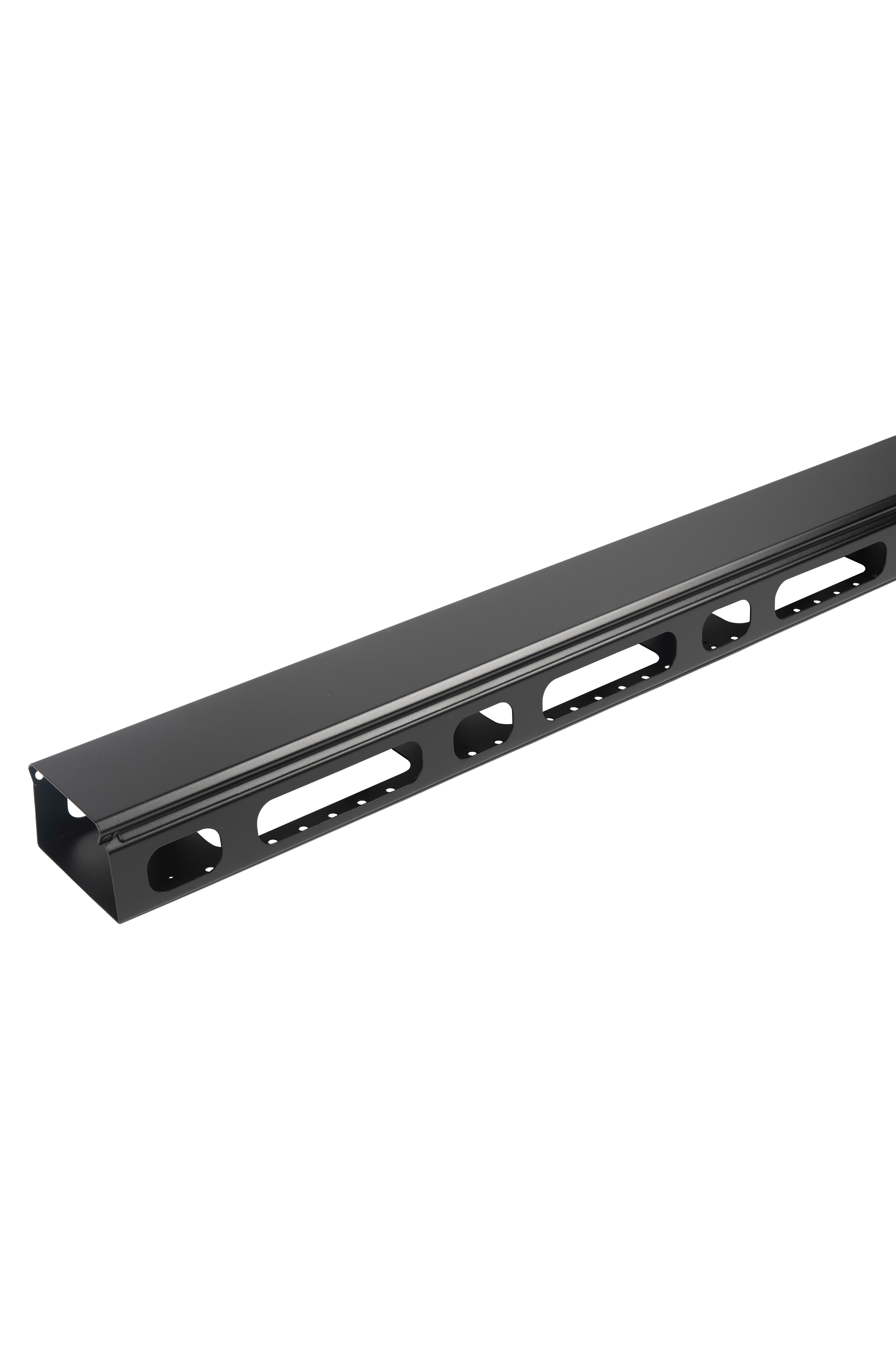 Hyperline CMV-42U-ML Металлический вертикальный кабельный организатор с крышкой 42U, для шкафов TTB, TTR шириной 800 мм, черный (RAL 9004) (1 шт.)