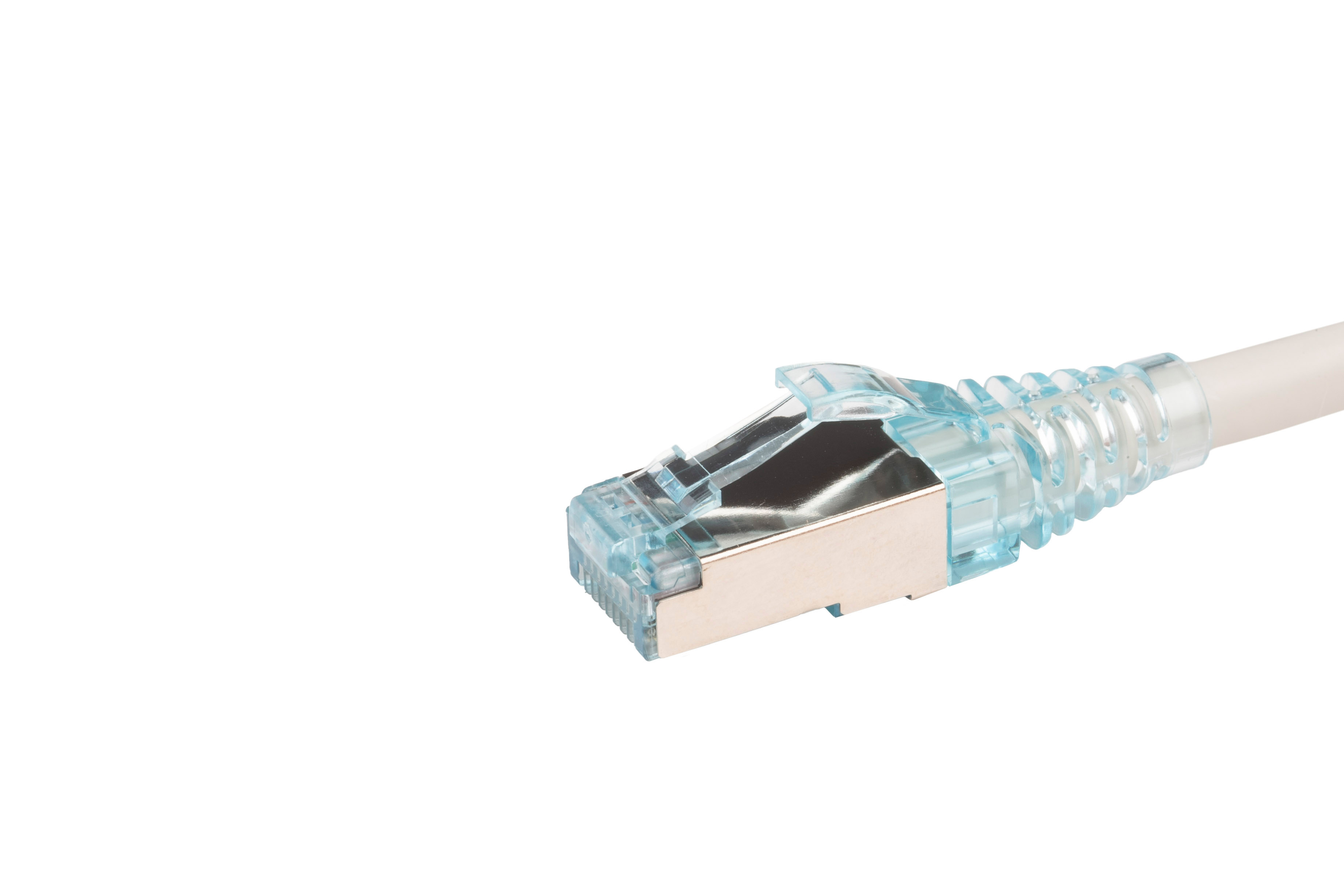 Hyperline PC-LPM-STP-RJ45-RJ45-C6-1M-LSZH-GY Патч-корд RJ-45/RJ-45, экранированный U/FTP, категория 6 (100% Fluke Component Tested), 26AWG, LSZH, 1 м, серый — фото