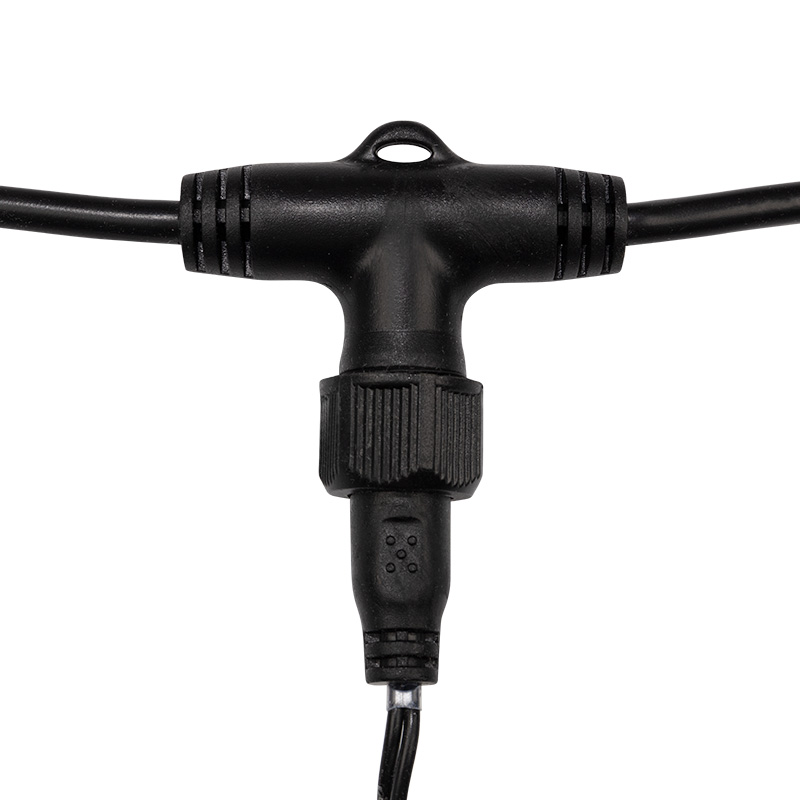 Гирлянда LED ClipLight 24V, 3 нити по 20 м, свечение с динамикой, цвет диодов Желтый — фото