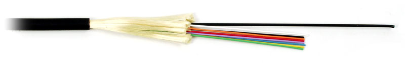 Hyperline FO-DT-IN/OUT-503-8-LSZH-BK Кабель волоконно-оптический многомодовый 50/125 (OM3), 8 волокон, плотное буферное покрытие (tight buffer), LSZH, нг(А)-HF, внутренний/внешний -40°C – +75°C, черный