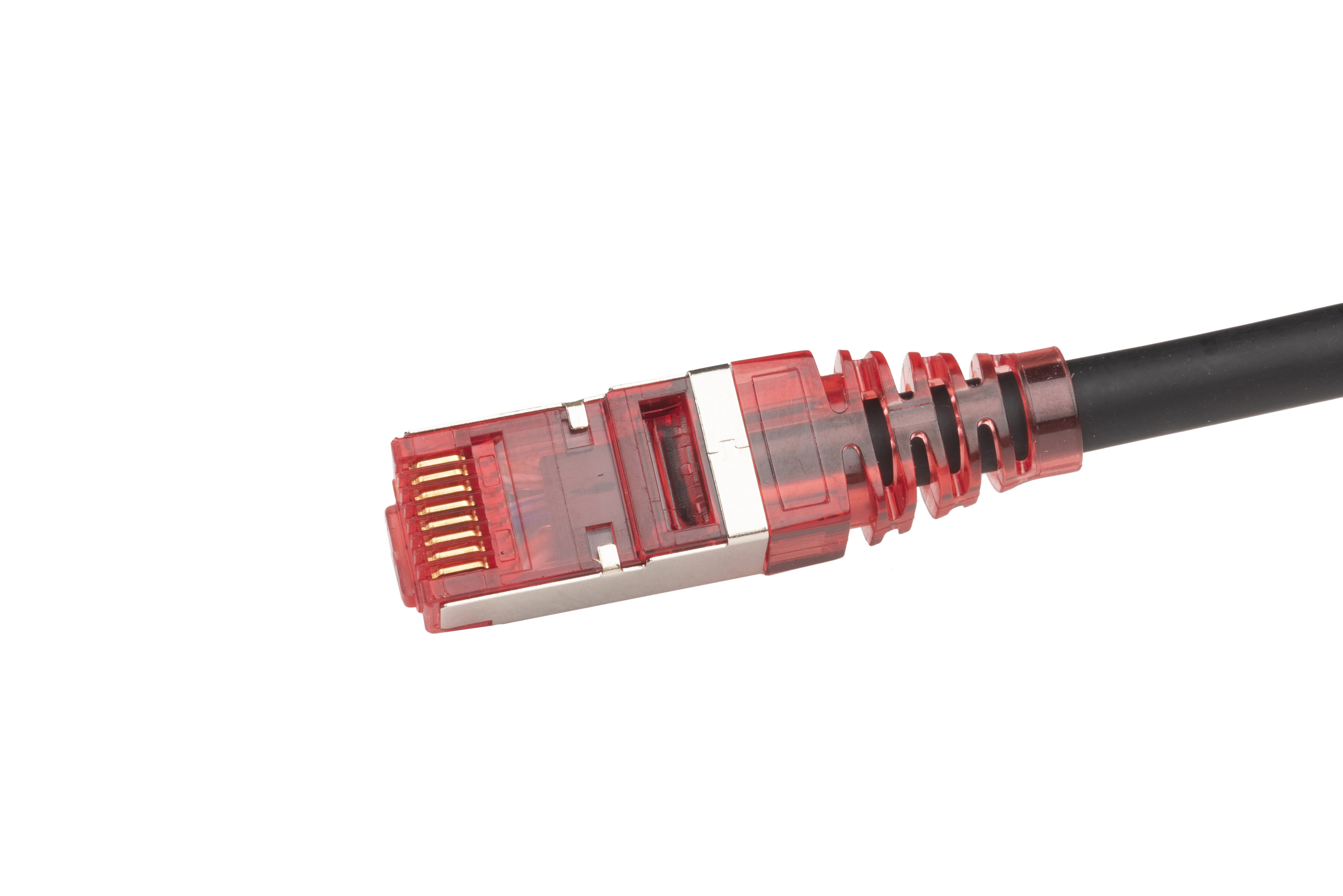 Hyperline PC-LPM-STP-RJ45-RJ45-C5e-5M-LSZH-BK Патч-корд F/UTP, экранированный, Cat.5е (100% Fluke Component Tested), LSZH, 5 м, черный — фото