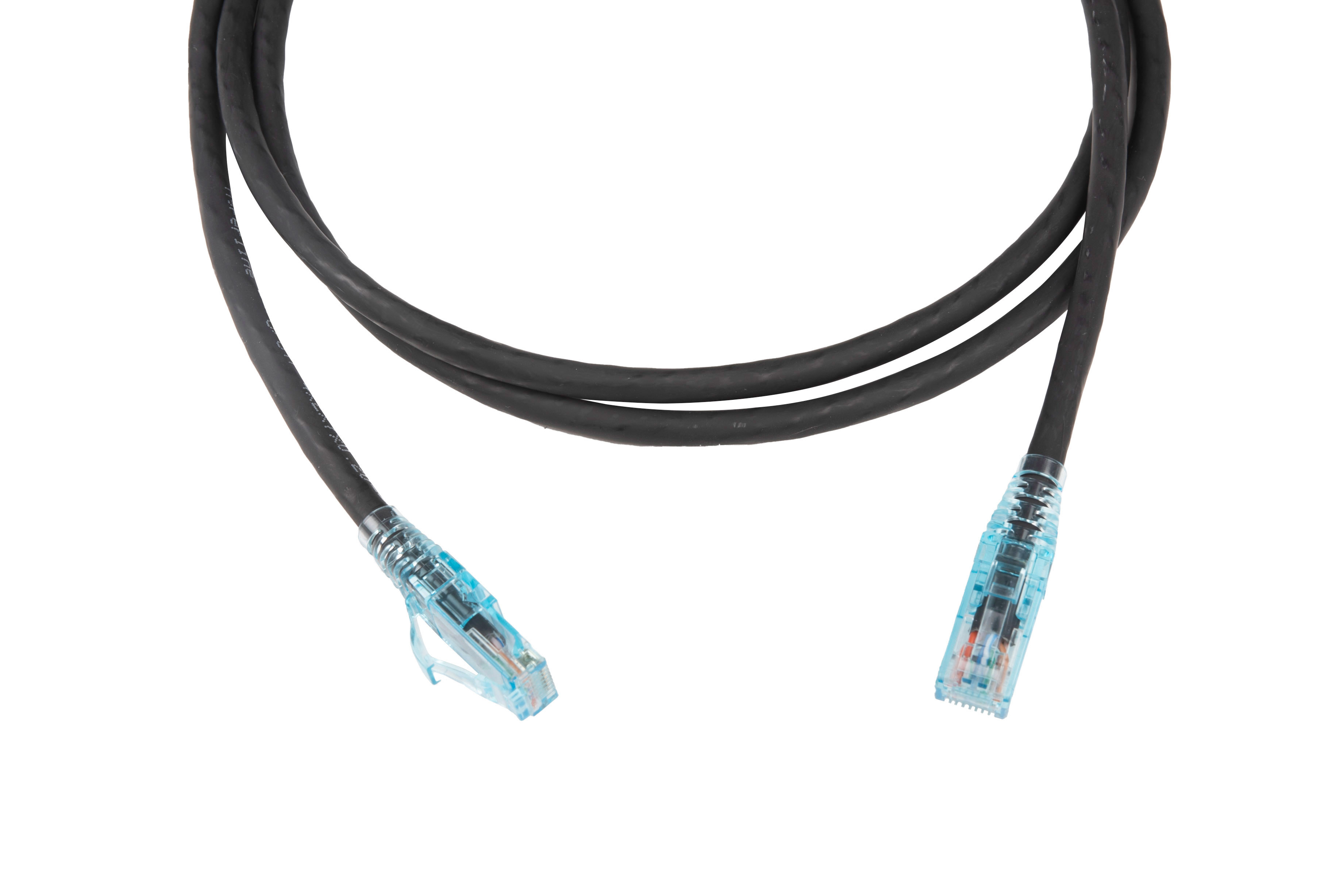 Hyperline PC-LPM-UTP-RJ45-RJ45-C6-1.5M-LSZH-BK Патч-корд RJ-45/RJ-45, неэкранированный U/UTP, категория 6 (100% Fluke Component Tested), 24AWG, LSZH, 1.5 м, черный — фото