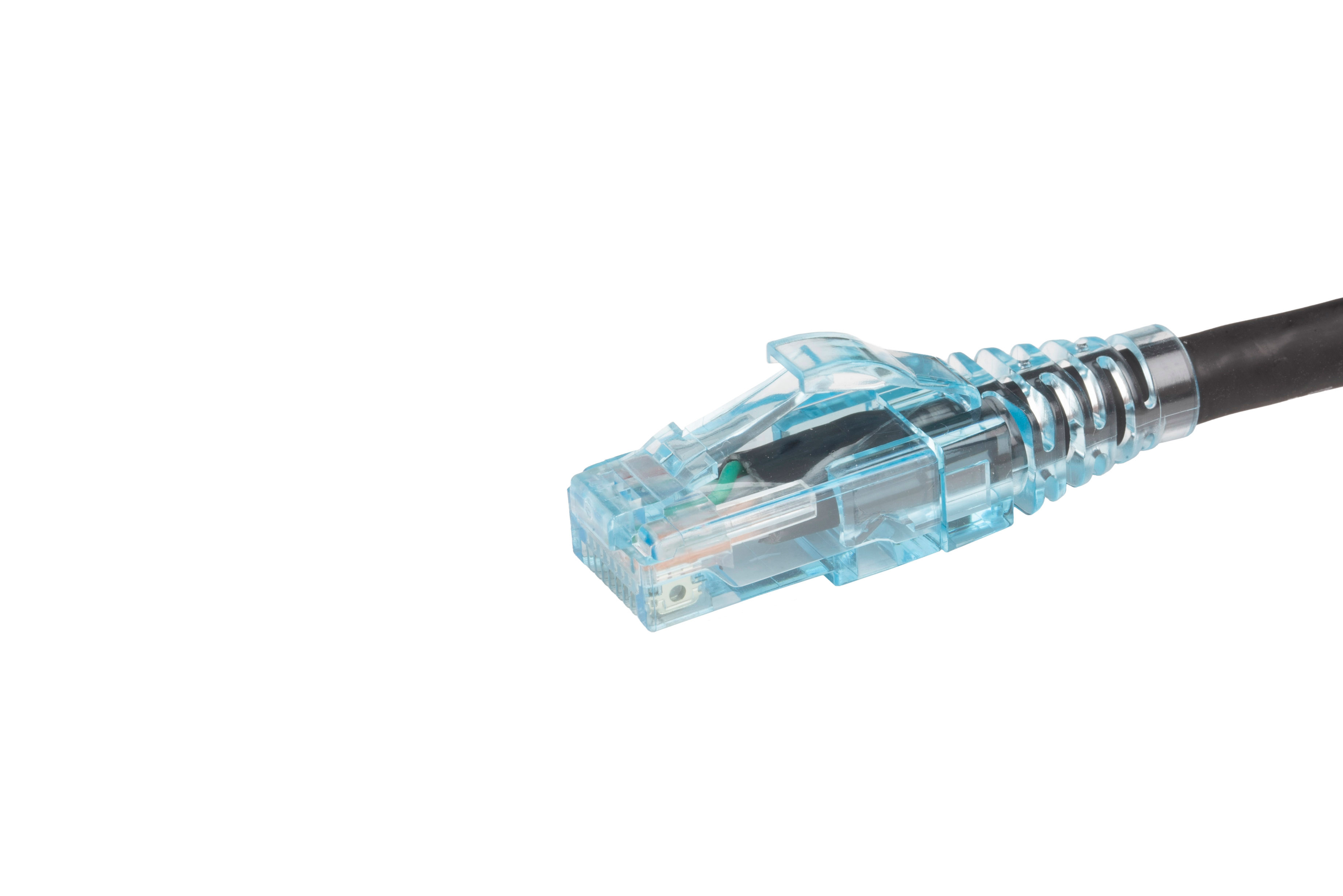 Hyperline PC-LPM-UTP-RJ45-RJ45-C6-1.5M-LSZH-BK Патч-корд RJ-45/RJ-45, неэкранированный U/UTP, категория 6 (100% Fluke Component Tested), 24AWG, LSZH, 1.5 м, черный — фото