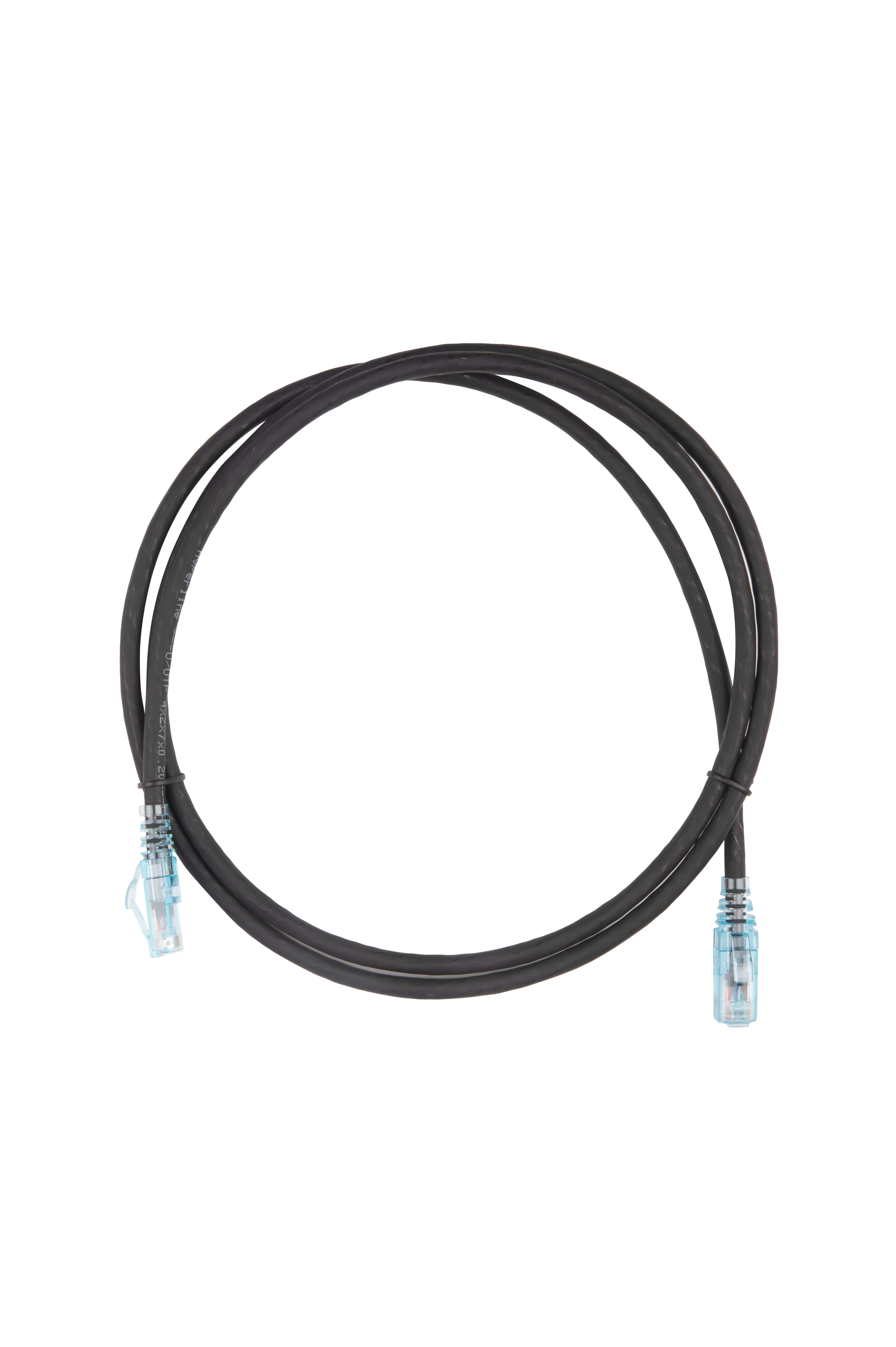 Hyperline PC-LPM-UTP-RJ45-RJ45-C6-1.5M-LSZH-BK Патч-корд RJ-45/RJ-45, неэкранированный U/UTP, категория 6 (100% Fluke Component Tested), 24AWG, LSZH, 1.5 м, черный — фото