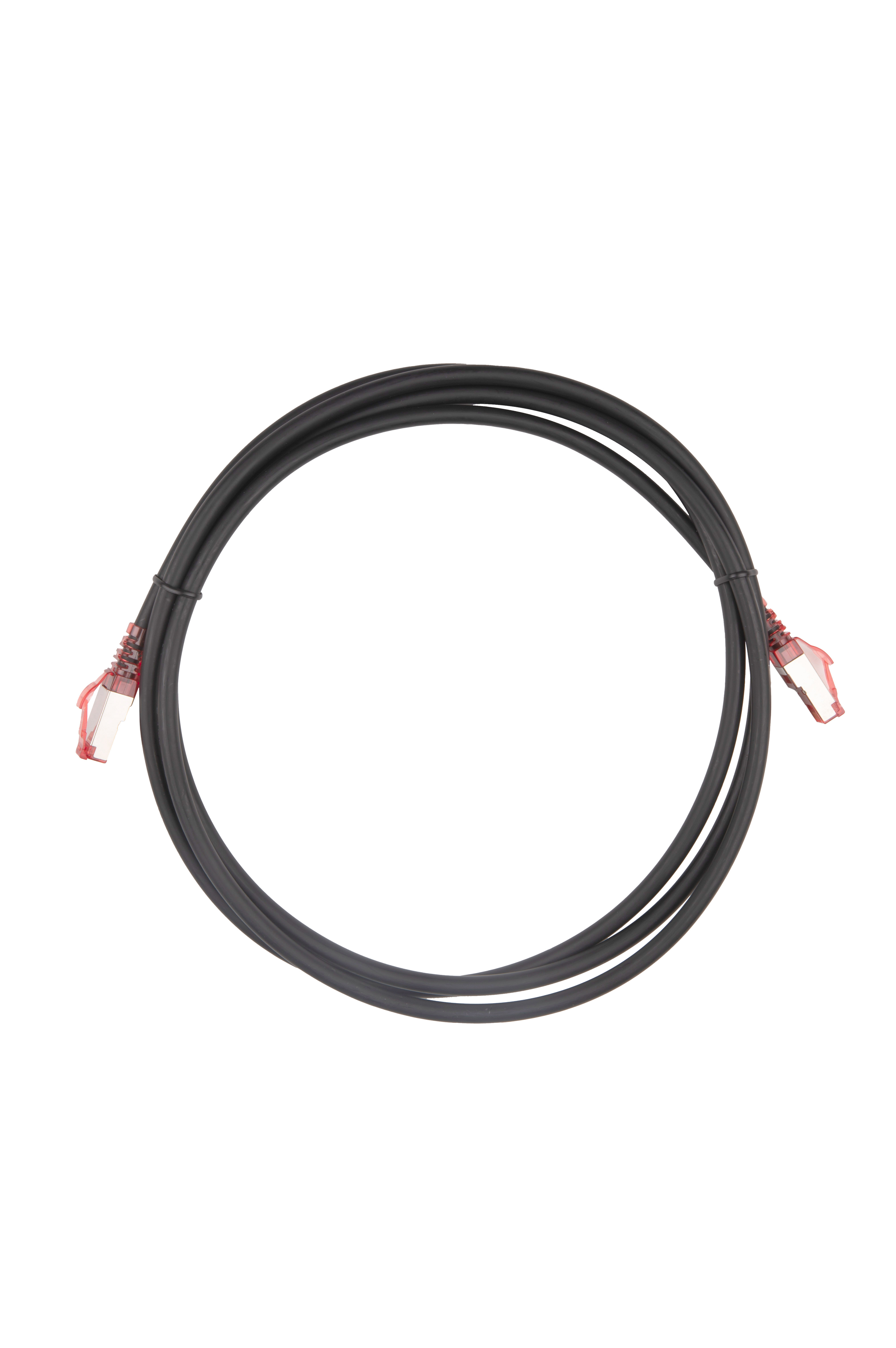 Hyperline PC-LPM-STP-RJ45-RJ45-C5e-2M-LSZH-BK Патч-корд F/UTP, экранированный, Cat.5e (100% Fluke Component Tested), LSZH, 2 м, черный — фото
