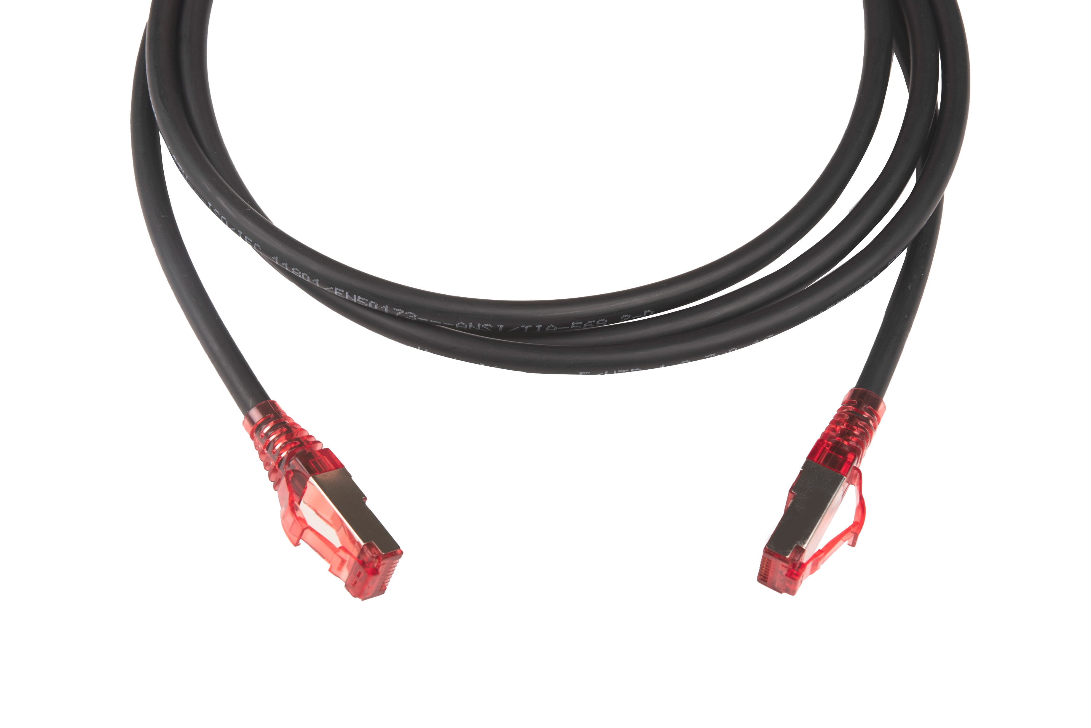 Hyperline PC-LPM-STP-RJ45-RJ45-C5e-2M-LSZH-BK Патч-корд F/UTP, экранированный, Cat.5e (100% Fluke Component Tested), LSZH, 2 м, черный — фото