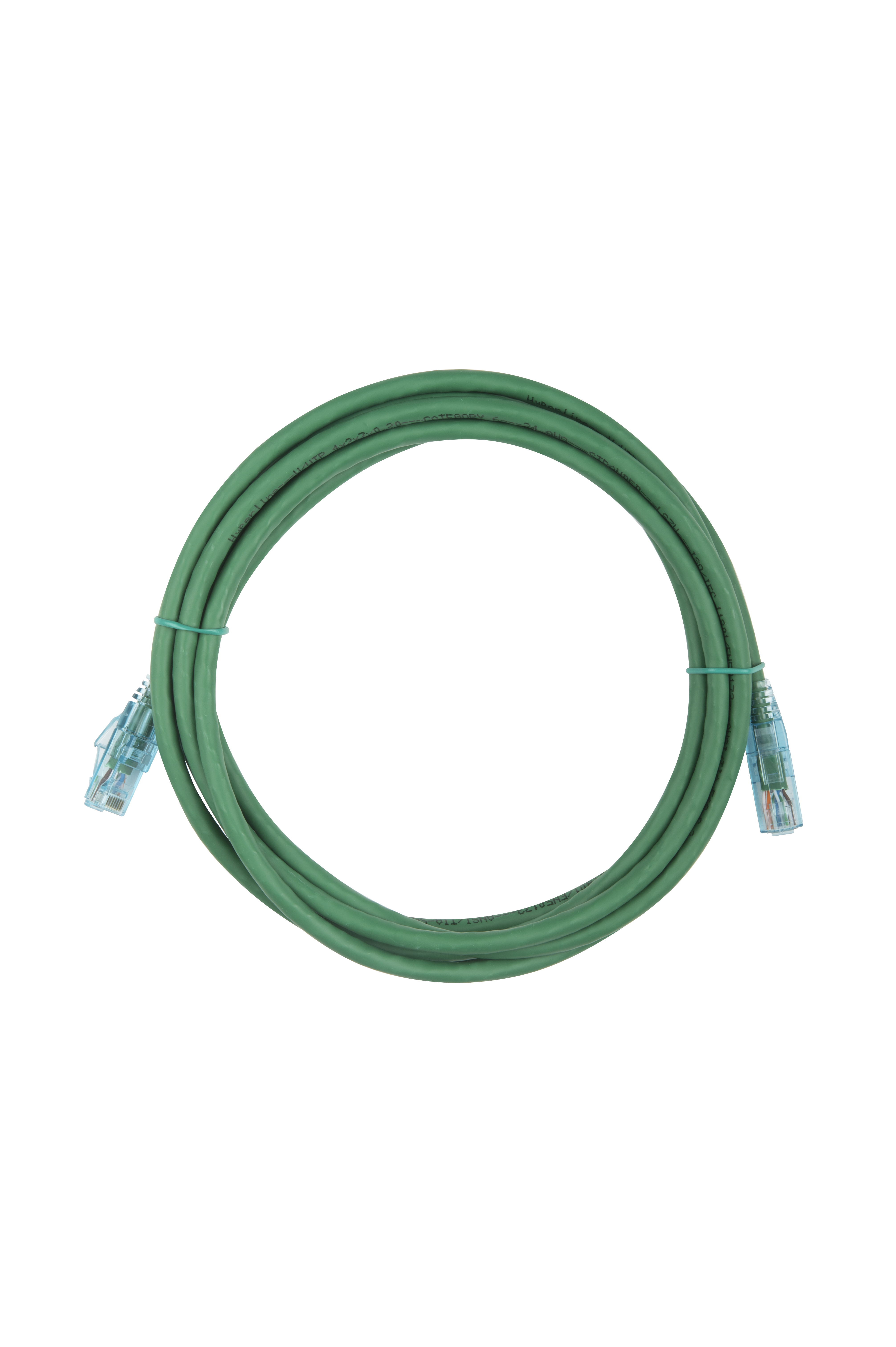 Hyperline PC-LPM-UTP-RJ45-RJ45-C6-3M-LSZH-GN Патч-корд RJ-45/RJ-45, неэкранированный U/UTP, категория 6 (100% Fluke Component Tested), 24AWG, LSZH, 3 м, зеленый — фото
