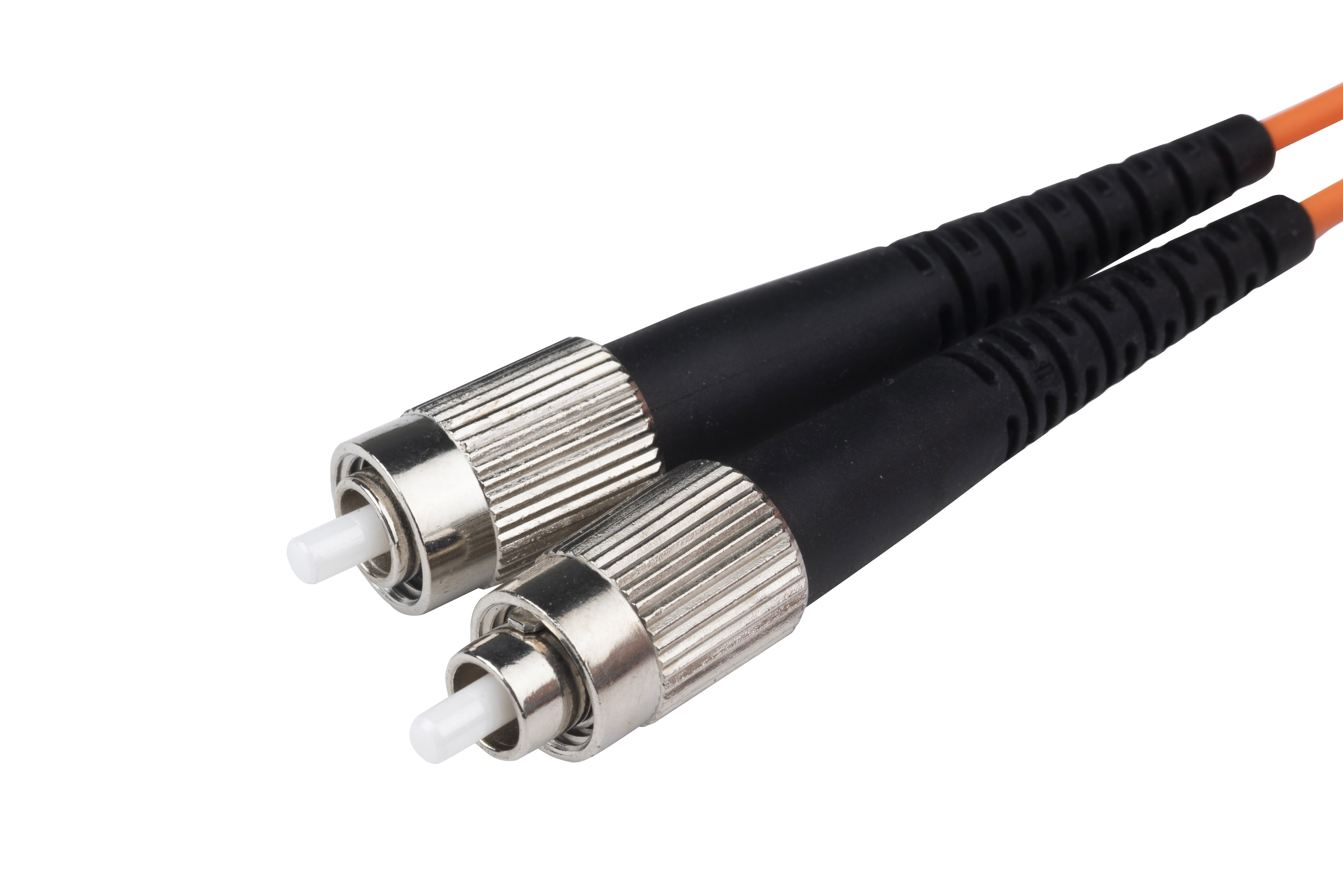 Hyperline FC-D2-50-FC/UR-FC/UR-H-1M-LSZH-OR Патч-корд волоконно-оптический (шнур) MM 50/125 (OM2), FC-FC, UPC, duplex, 2.0 мм, LSZH, 1 м (замена FC-D2-50-FC/PR-FC/PR-H-1M-LSZH-OR) — фото