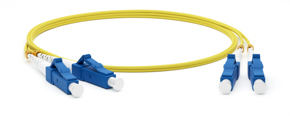 Hyperline FC-D2-9-LC/UR-LC/UR-H-1.5M-LSZH-YL Патч-корд волоконно-оптический (шнур) SM 9/125 (OS2), LC/UPC-LC/UPC, 2.0 мм, duplex, LSZH, 1.5 м