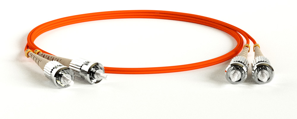 Hyperline FC-D2-50-ST/UR-ST/UR-H-5M-LSZH-OR Патч-корд волоконно-оптический (шнур) MM 50/125 (OM2), ST-ST, UPC, duplex, 2.0 мм, LSZH, 5 м (замена FC-D2-50-ST/PR-ST/PR-H-5M-LSZH-OR)