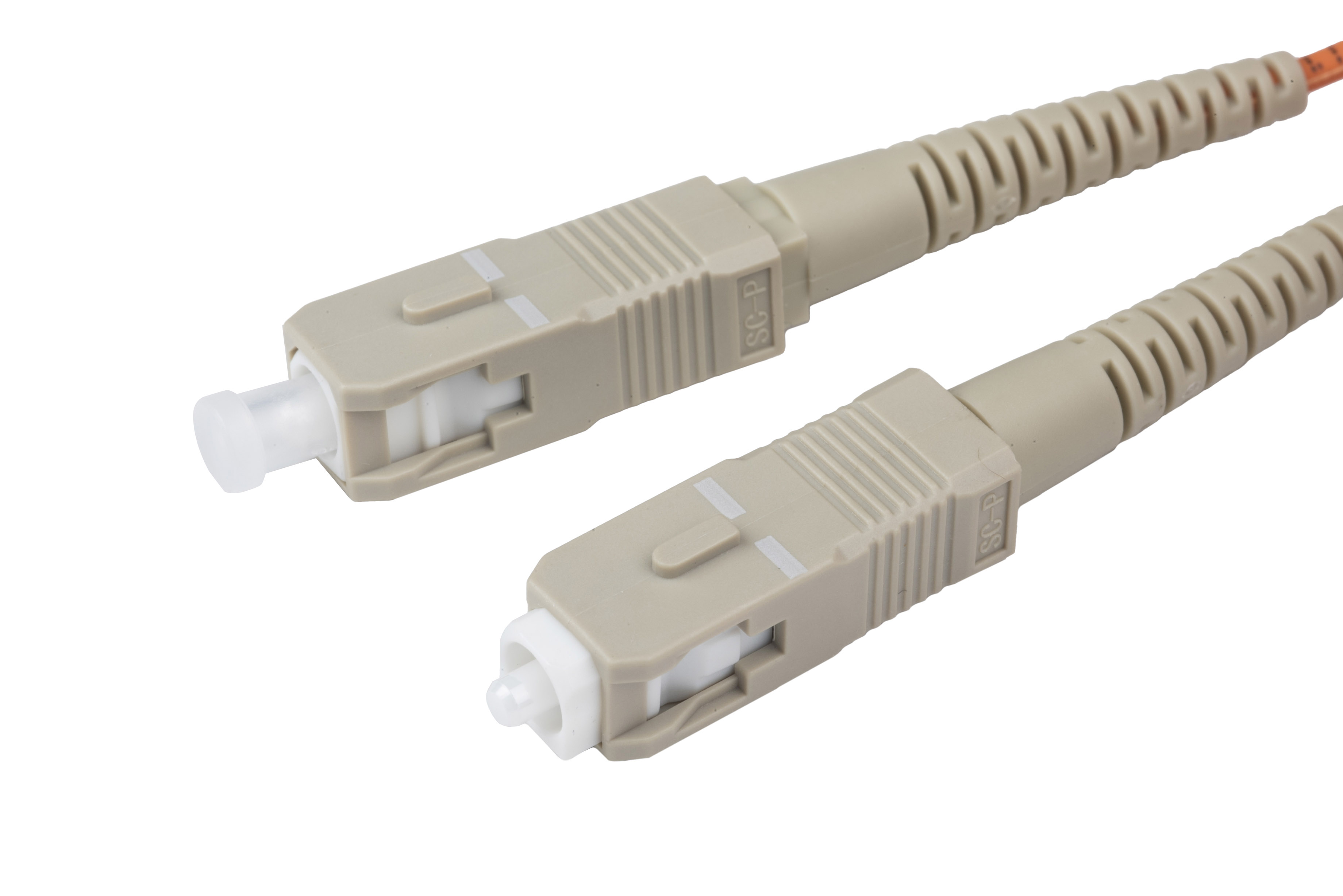 Hyperline FC-D2-50-LC/UR-SC/UR-H-3M-LSZH-OR Патч-корд волоконно-оптический (шнур) MM 50/125 (OM2), LC-SC, UPC, duplex, 2.0 мм, LSZH, 3 м (замена FC-D2-50-LC/PR-SC/PR-H-3M-LSZH-OR) — фото