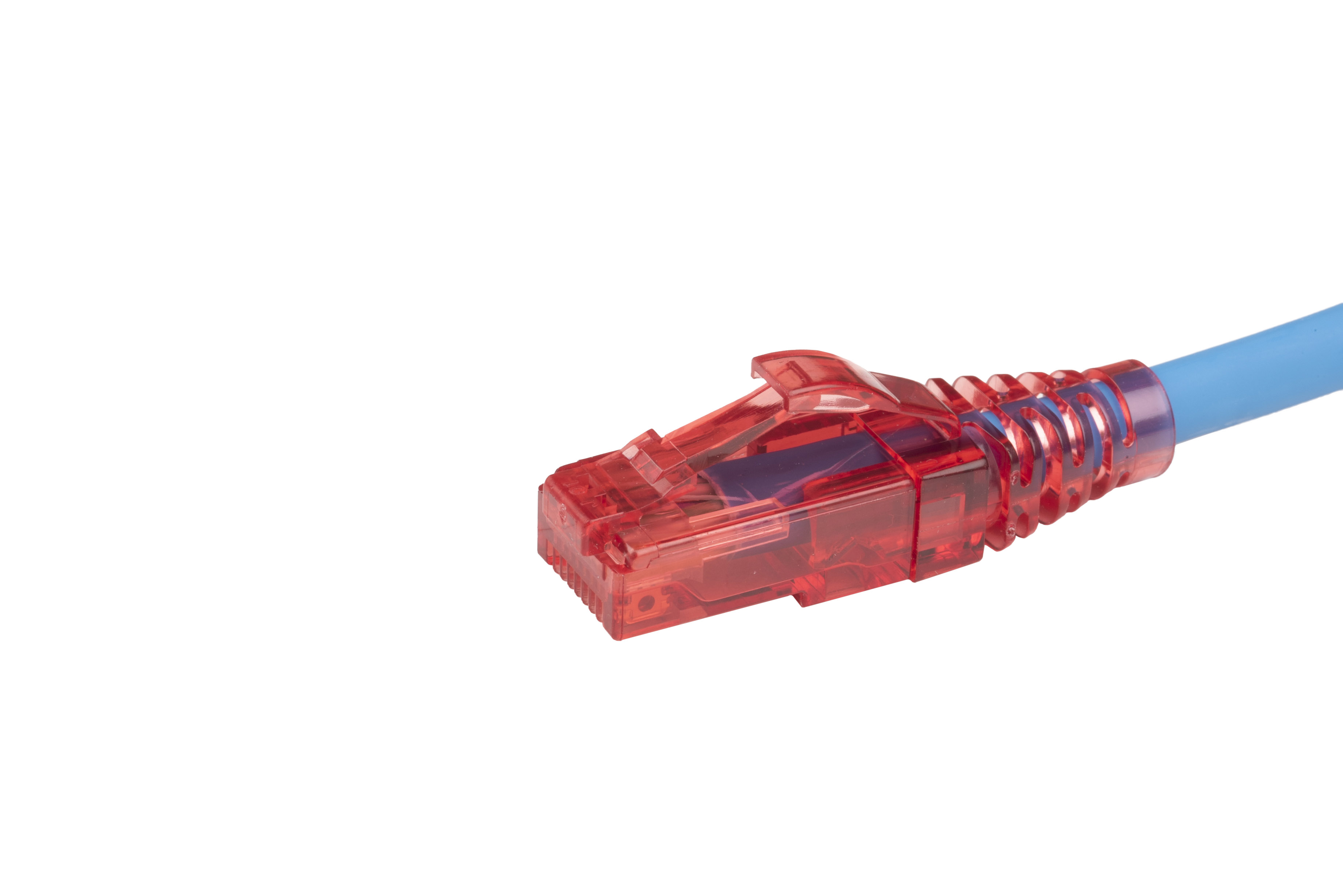 Hyperline PC-LPM-UTP-RJ45-RJ45-C5e-5M-LSZH-BL Патч-корд RJ-45/RJ-45, неэкранированный U/UTP, категория 5e (100% Fluke Component Tested), 24AWG, LSZH, 5 м, синий — фото