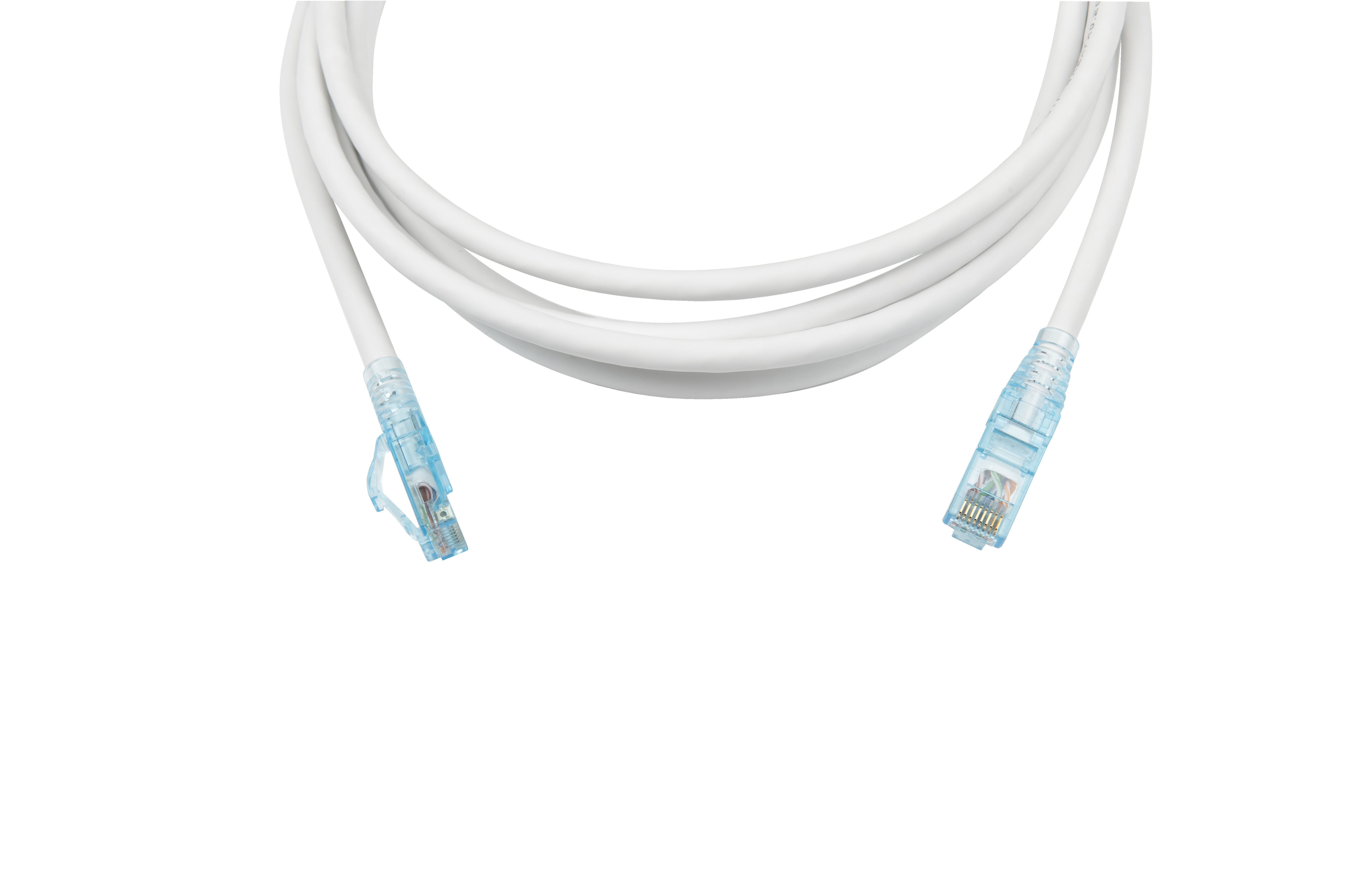 Hyperline PC-LPM-UTP-RJ45-RJ45-C6-3M-LSZH-WH Патч-корд RJ-45/RJ-45, неэкранированный U/UTP, категория 6 (100% Fluke Component Tested), 24AWG, LSZH, 3 м, белый — фото