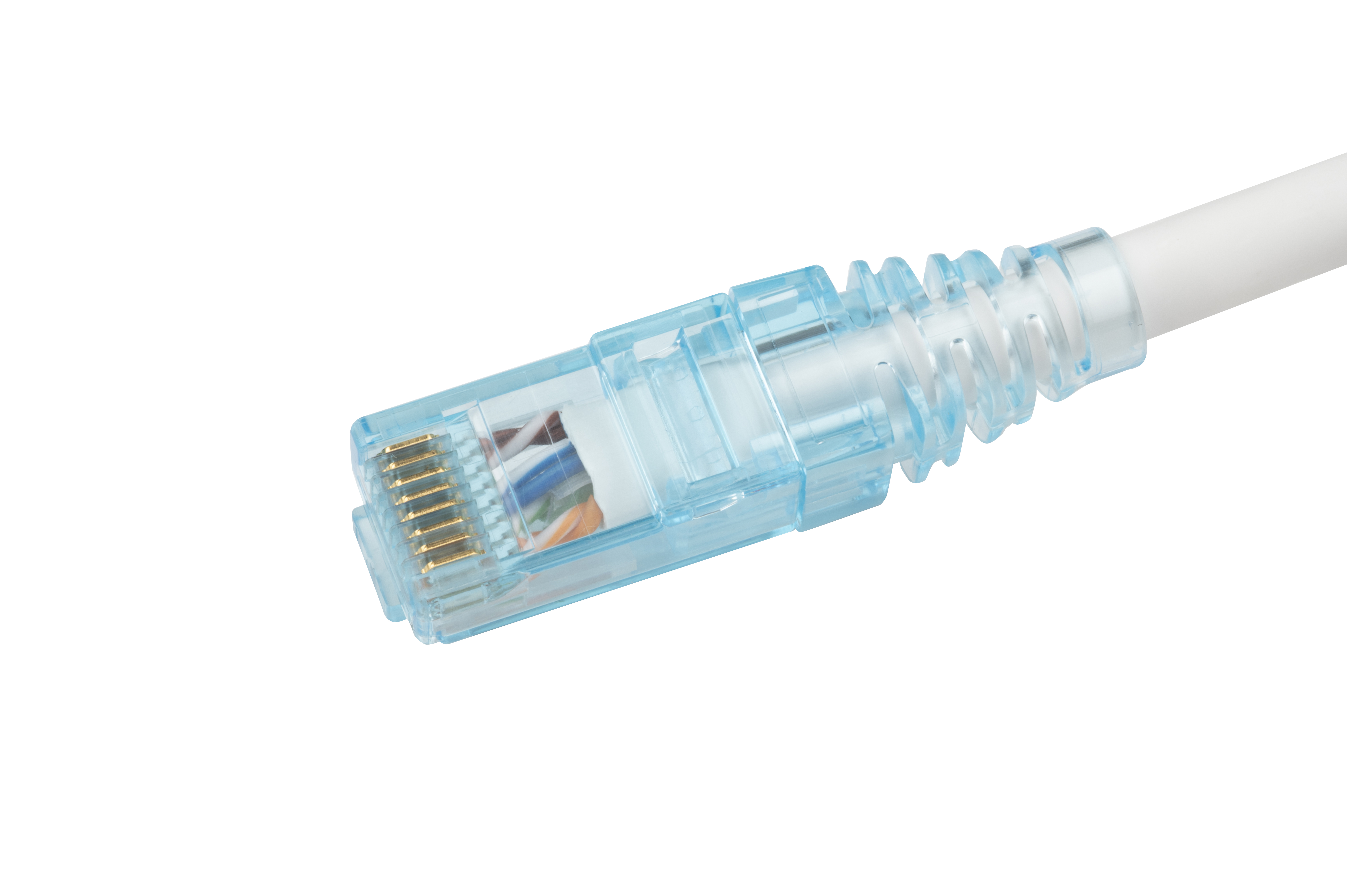 Hyperline PC-LPM-UTP-RJ45-RJ45-C6-3M-LSZH-WH Патч-корд RJ-45/RJ-45, неэкранированный U/UTP, категория 6 (100% Fluke Component Tested), 24AWG, LSZH, 3 м, белый — фото