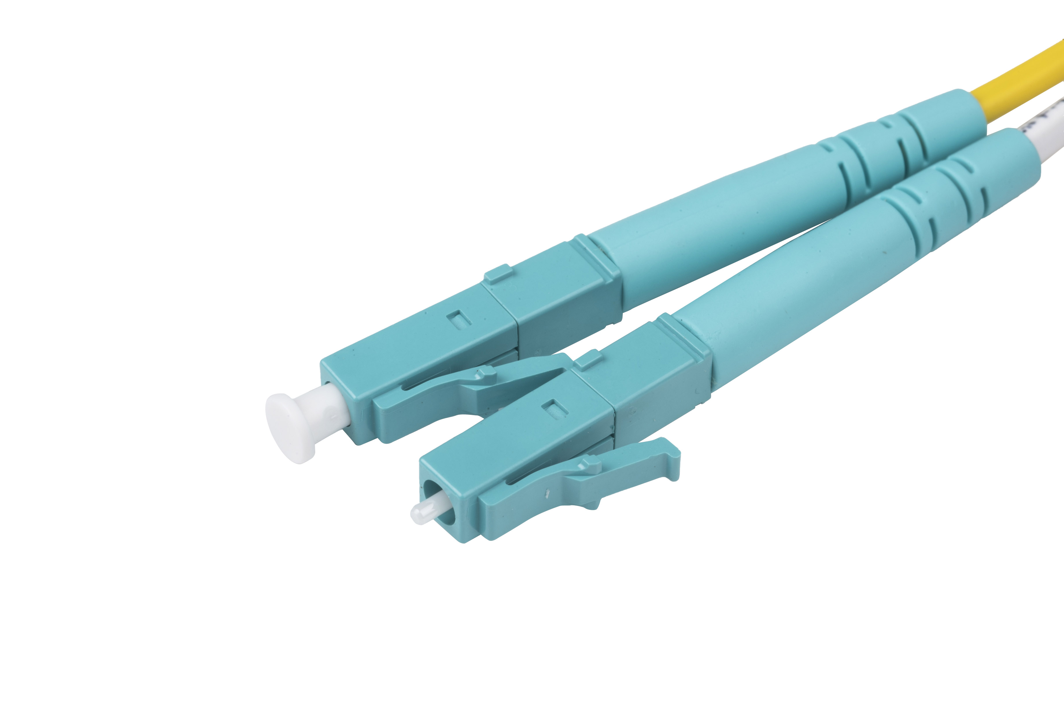 Hyperline FC-D2-503-FC/UR-LC/UR-H-3M-LSZH-AQ Патч-корд волоконно-оптический (шнур) MM 50/125 (OM3), FC-LC, UPC, duplex, 2.0 мм, до 100G, LSZH, 3 м (замена FC-D2-503-FC/PR-LC/PR-H-3M-LSZH-AQ) — фото