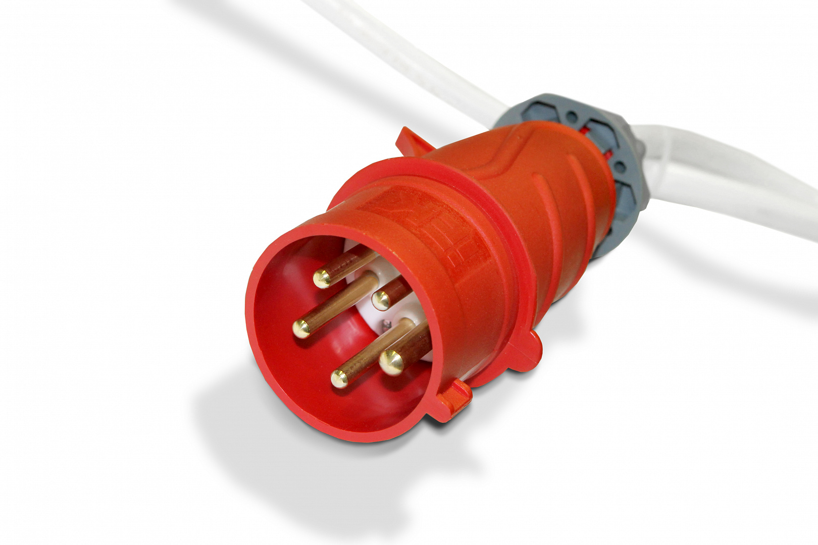 Hyperline SHE-18IEC-6BIEC-3V-3PVR Блок розеток, вертикальный, 3 блока по 6 розеток IEC320 С13 + 2 розетки IEC320 С19 + авт. выключатель, кабель питания 3м (5х6.0мм2) с вилкой IEC 60309 32A (3P+N+E), 380В, 1556х44.4х44.4мм (ДхШхВ), корпус алюминий, черный — фото