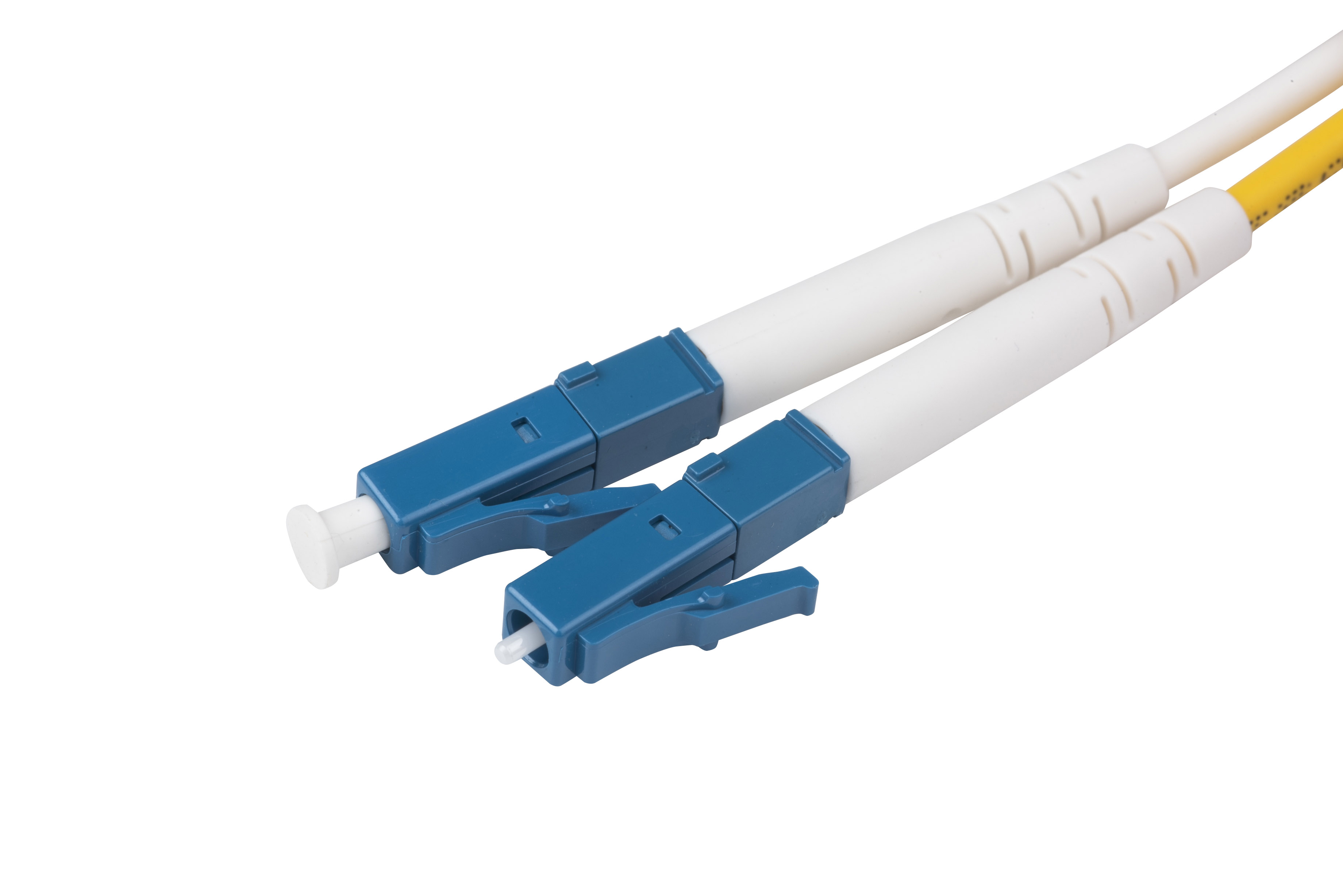 Hyperline FC-D2-9-LC/UR-SC/UR-H-2M-LSZH-YL Патч-корд волоконно-оптический (шнур) SM 9/125 (OS2), LC/UPC-SC/UPC, 2.0 мм, duplex, LSZH, 2 м — фото