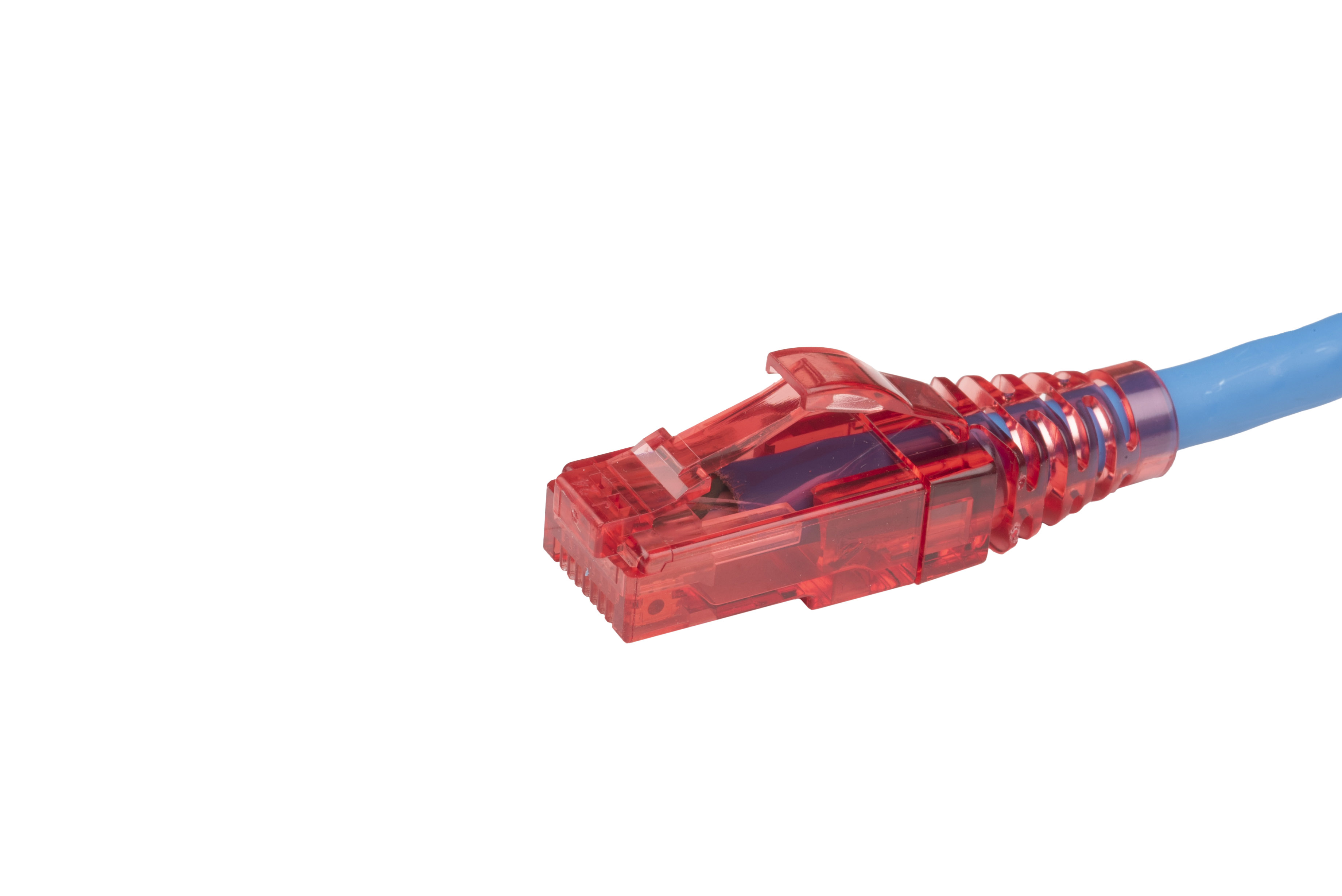 Hyperline PC-LPM-UTP-RJ45-RJ45-C5e-3M-LSZH-BL Патч-корд RJ-45/RJ-45, неэкранированный U/UTP, категория 5e (100% Fluke Component Tested), 24AWG, LSZH, 3 м, синий — фото