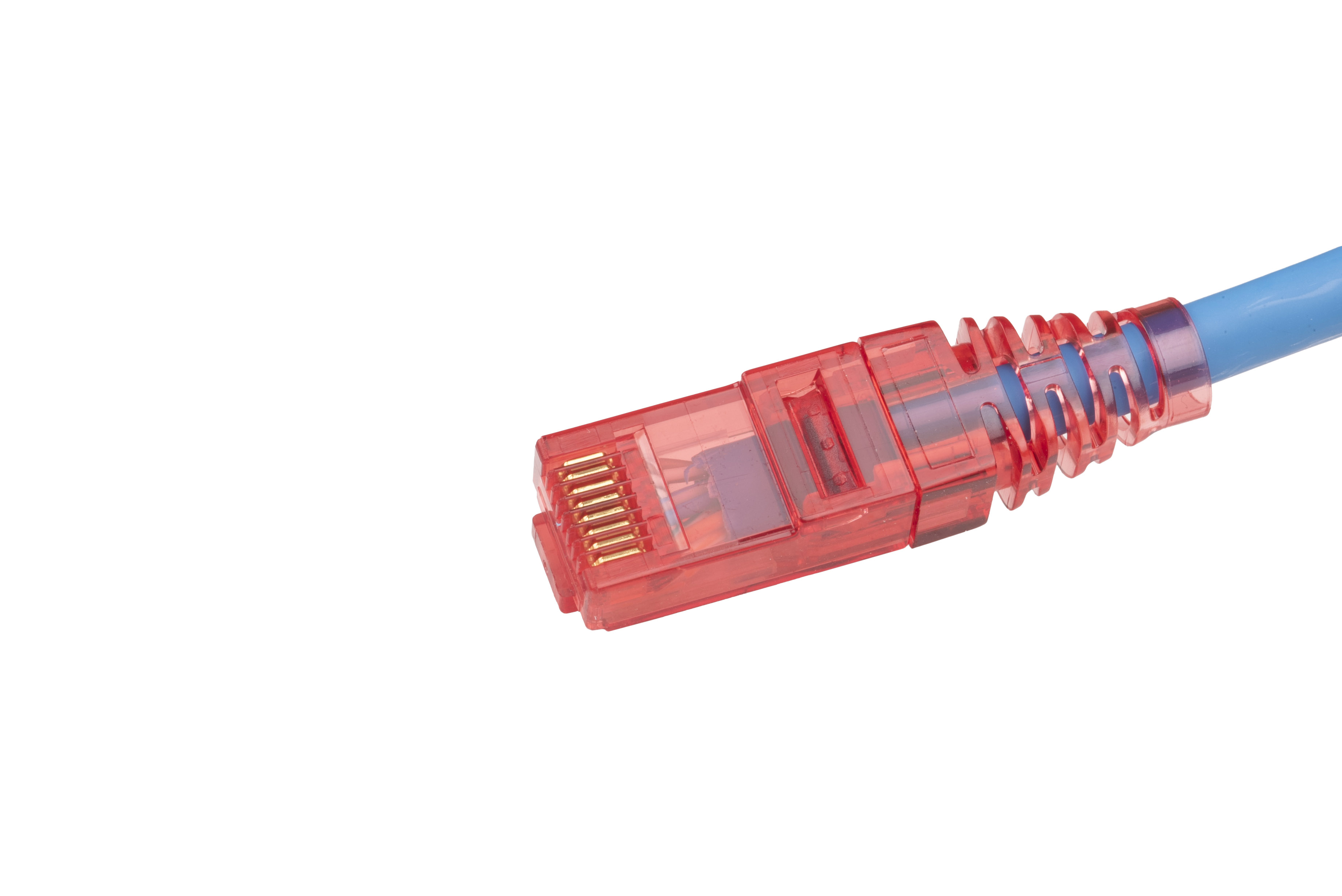 Hyperline PC-LPM-UTP-RJ45-RJ45-C5e-3M-LSZH-BL Патч-корд RJ-45/RJ-45, неэкранированный U/UTP, категория 5e (100% Fluke Component Tested), 24AWG, LSZH, 3 м, синий — фото