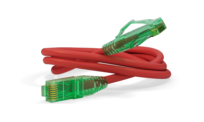 Hyperline PC-LPM-UTP-RJ45-RJ45-C6a-0.5M-LSZH-RD Патч-корд U/UTP, Cat.6a (100% Fluke Component Tested) 10G, LSZH, 0.5 м, красный — фото