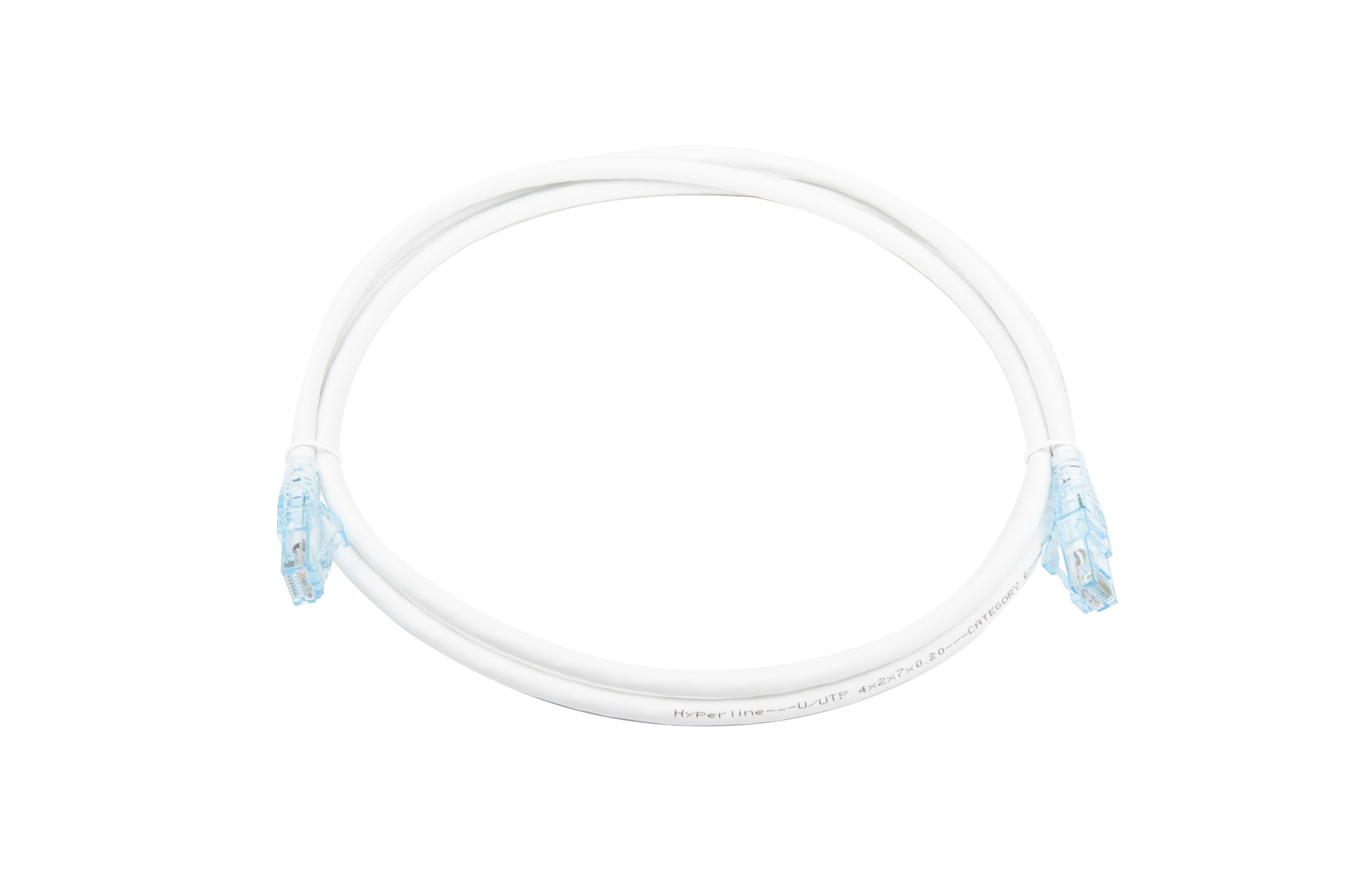 Hyperline PC-LPM-UTP-RJ45-RJ45-C6-1.5M-LSZH-WH Патч-корд RJ-45/RJ-45, неэкранированный U/UTP, категория 6 (100% Fluke Component Tested), 24AWG, LSZH, 1.5 м, белый — фото