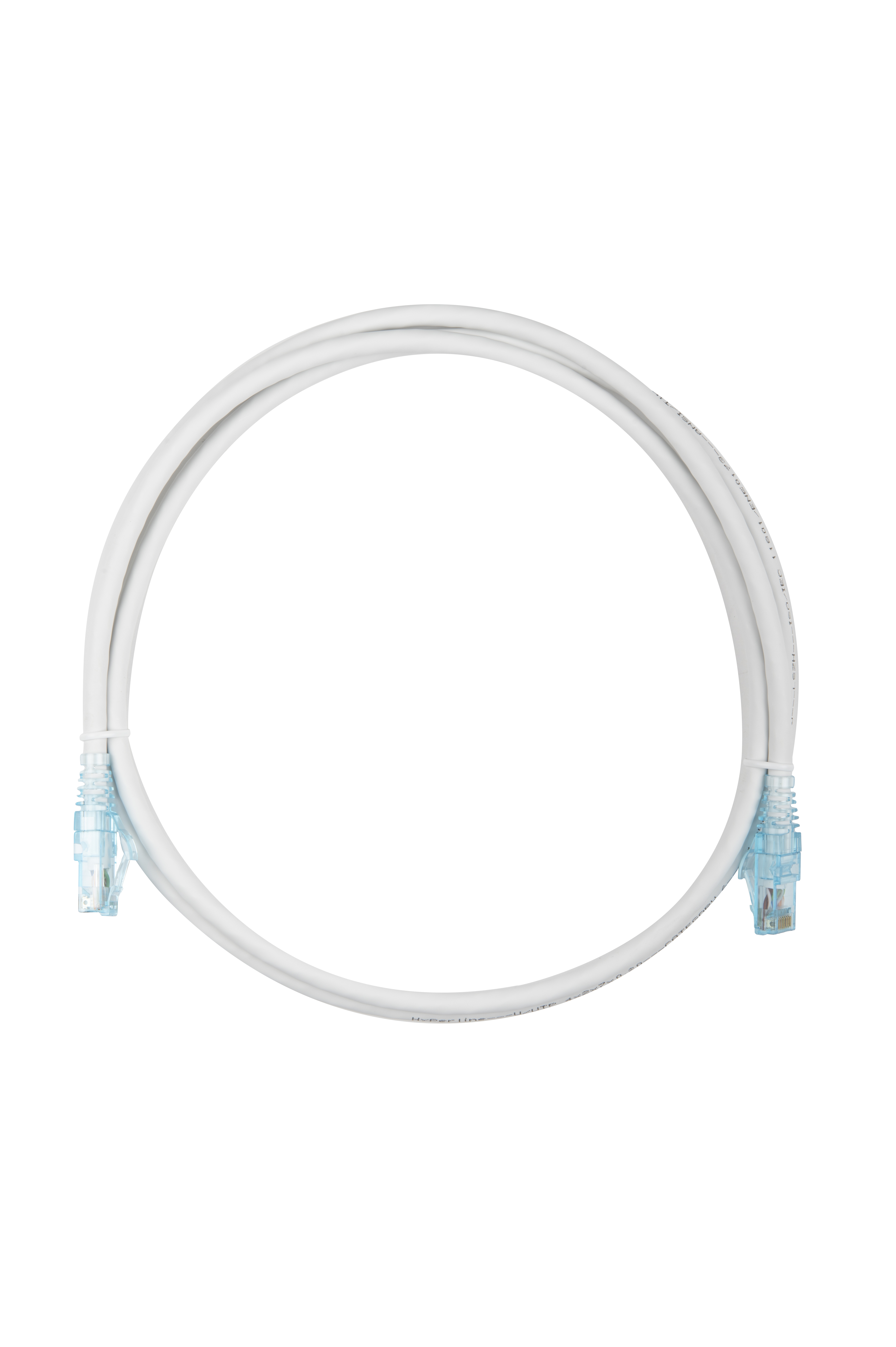 Hyperline PC-LPM-UTP-RJ45-RJ45-C6-1.5M-LSZH-WH Патч-корд RJ-45/RJ-45, неэкранированный U/UTP, категория 6 (100% Fluke Component Tested), 24AWG, LSZH, 1.5 м, белый — фото