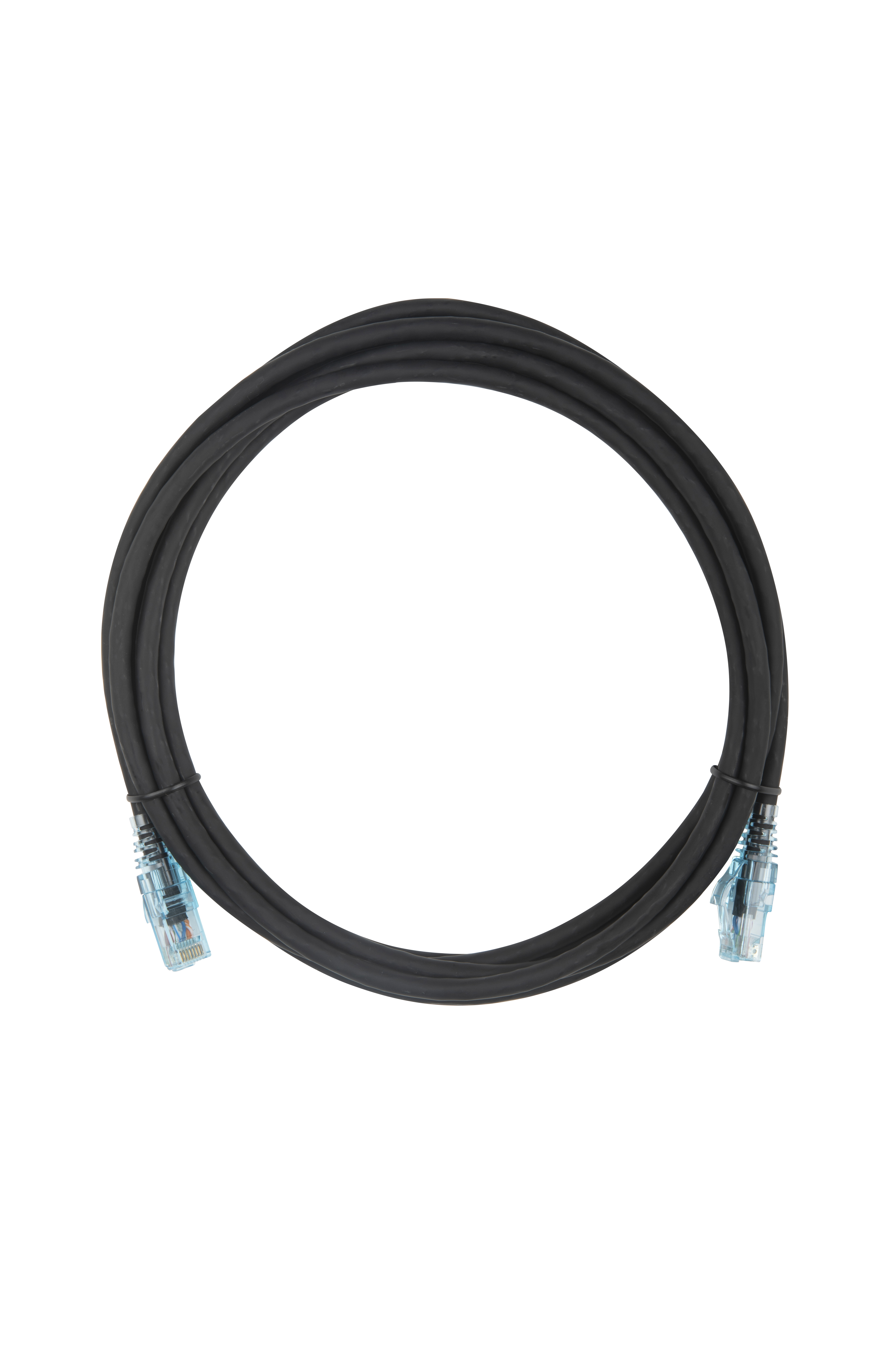 Hyperline PC-LPM-UTP-RJ45-RJ45-C6-3M-LSZH-BK Патч-корд RJ-45/RJ-45, неэкранированный U/UTP, категория 6 (100% Fluke Component Tested), 24AWG, LSZH, 3 м, черный — фото