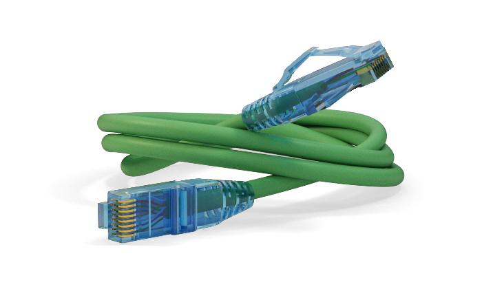 Hyperline PC-LPM-UTP-RJ45-RJ45-C6-5M-LSZH-GN Патч-корд RJ-45/RJ-45, неэкранированный U/UTP, категория 6 (100% Fluke Component Tested), 24AWG, LSZH, 5 м, зеленый — фото