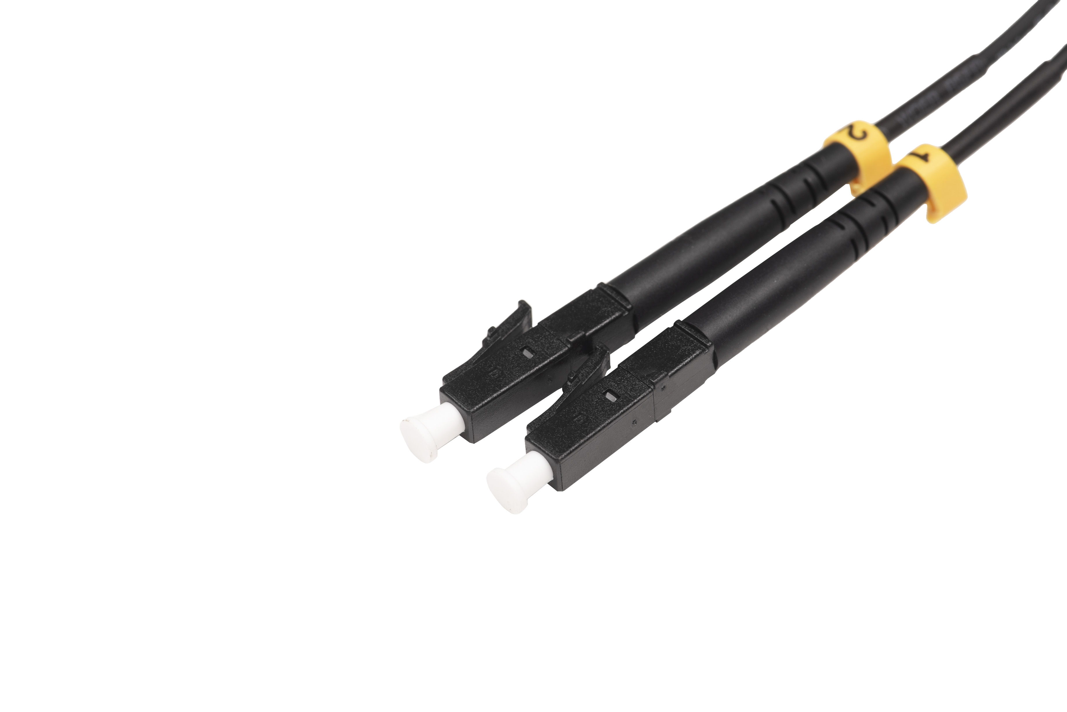 Hyperline FC-D2-503-LC/UR-LC/UR-H-30M-LSZH-BK Патч-корд волоконно-оптический (шнур) MM 50/125 (OM3), LC-LC, UPC, duplex, 2.0 мм, до 100G, LSZH, 30 м, черный (замена FC-D2-503-LC/PR-LC/PR-H-30M-LSZH-BK) — фото