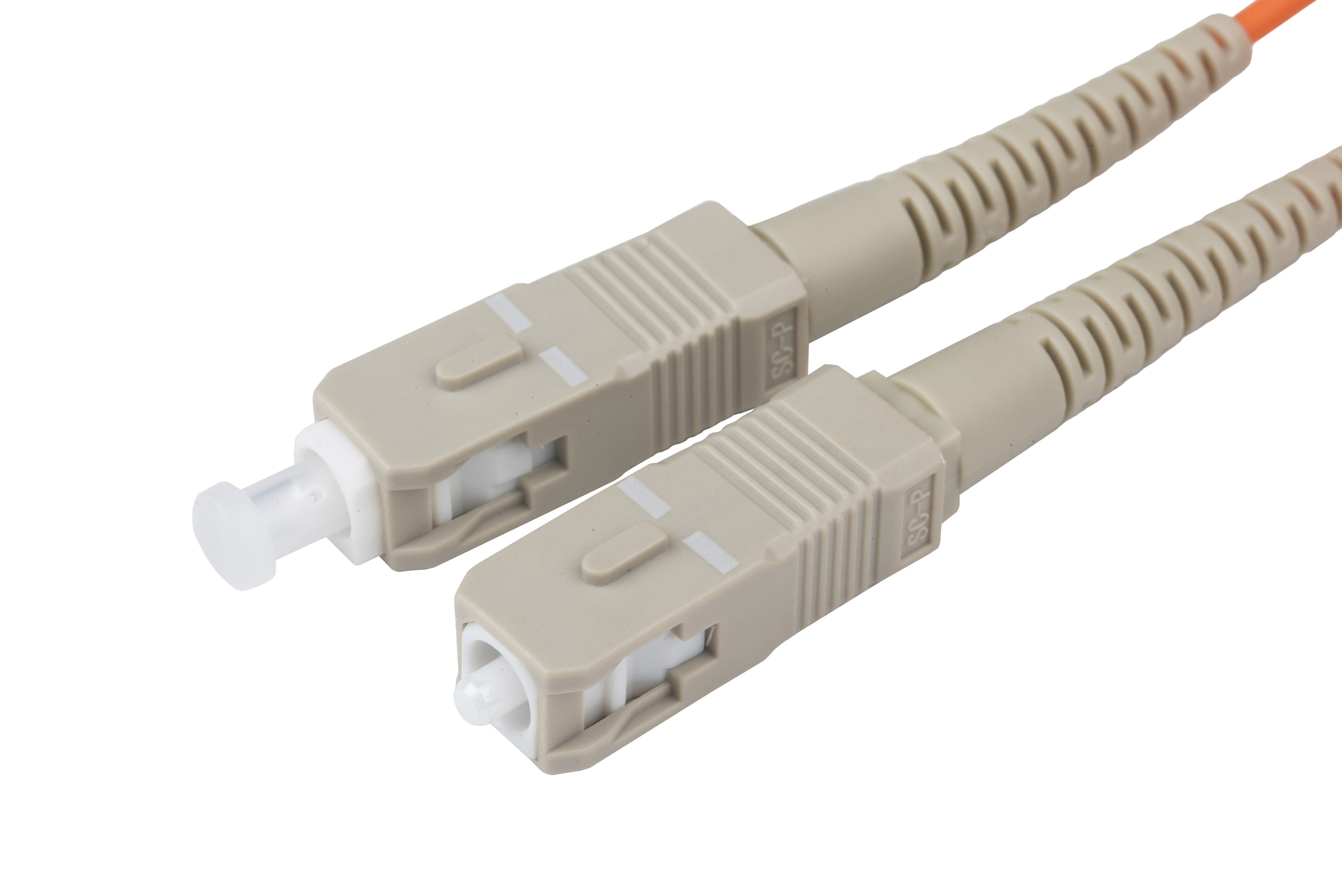 Hyperline FC-D2-50-LC/UR-SC/UR-H-1M-LSZH-OR Патч-корд волоконно-оптический (шнур) MM 50/125 (OM2), LC-SC, UPC, duplex, 2.0 мм, LSZH, 1 м (замена FC-D2-50-LC/PR-SC/PR-H-1M-LSZH-OR) — фото