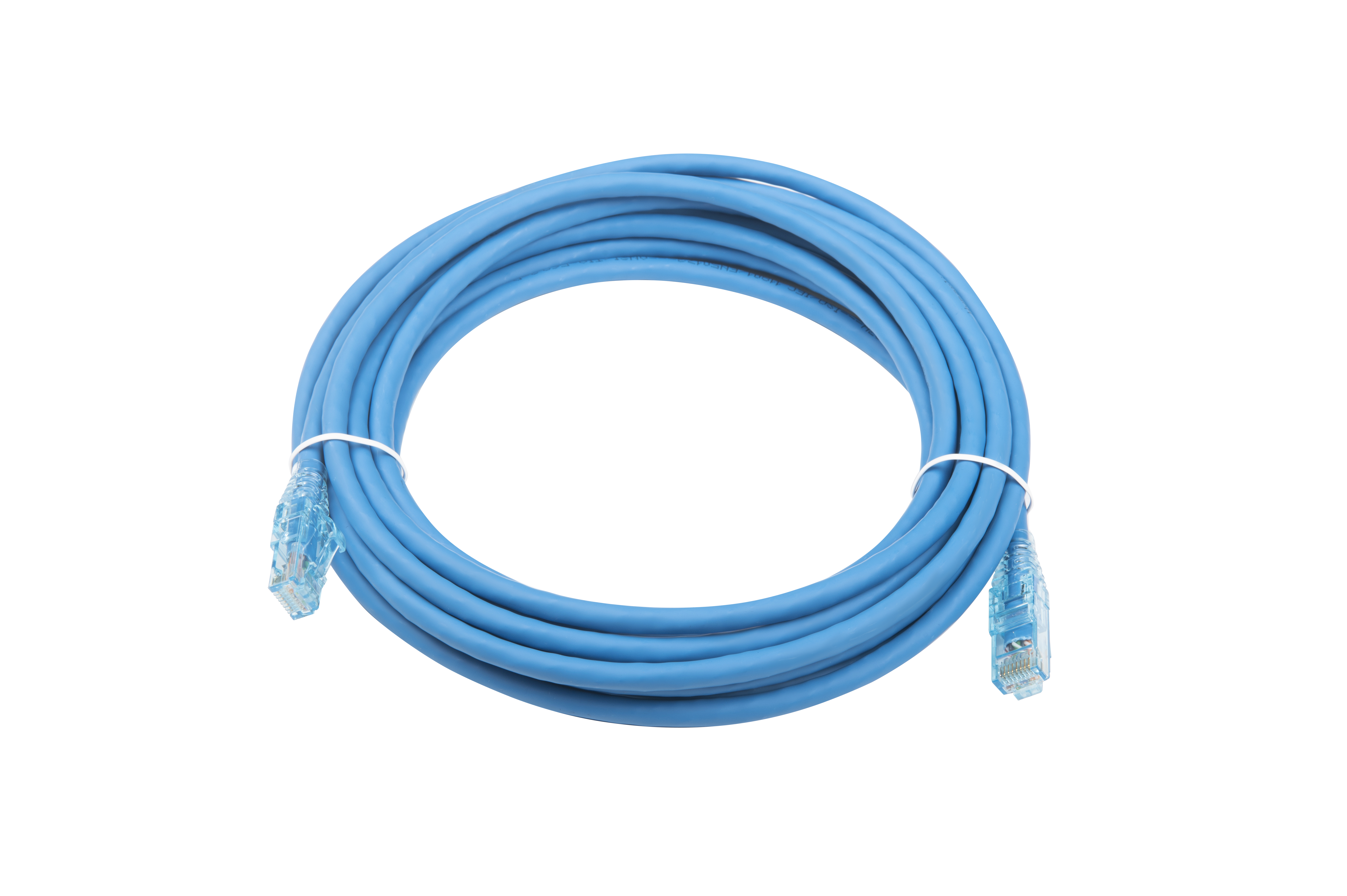Hyperline PC-LPM-UTP-RJ45-RJ45-C6-5M-LSZH-BL Патч-корд RJ-45/RJ-45, неэкранированный U/UTP, категория 6 (100% Fluke Component Tested), 24AWG, LSZH, 5 м, синий