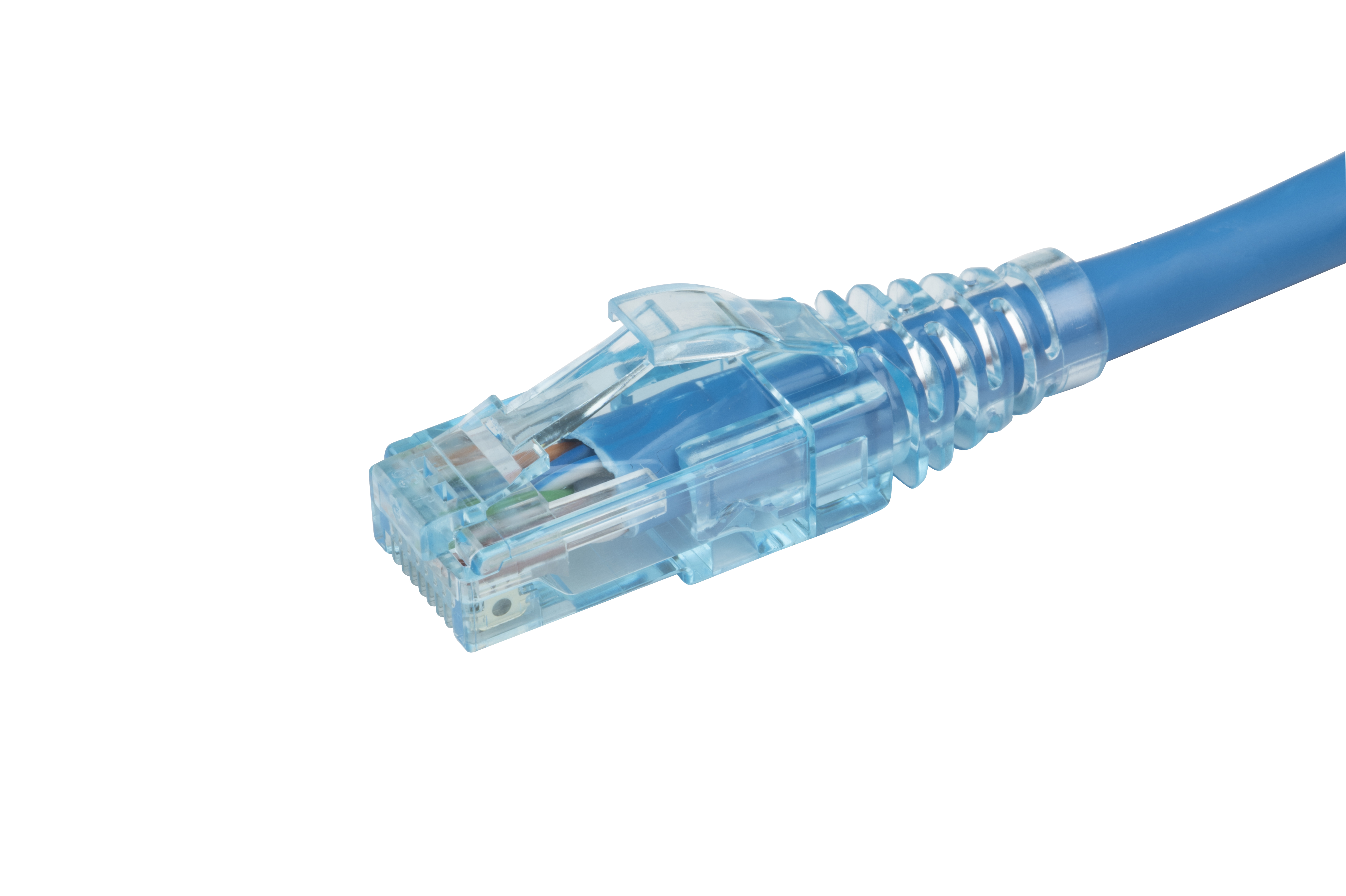 Hyperline PC-LPM-UTP-RJ45-RJ45-C6-5M-LSZH-BL Патч-корд RJ-45/RJ-45, неэкранированный U/UTP, категория 6 (100% Fluke Component Tested), 24AWG, LSZH, 5 м, синий — фото