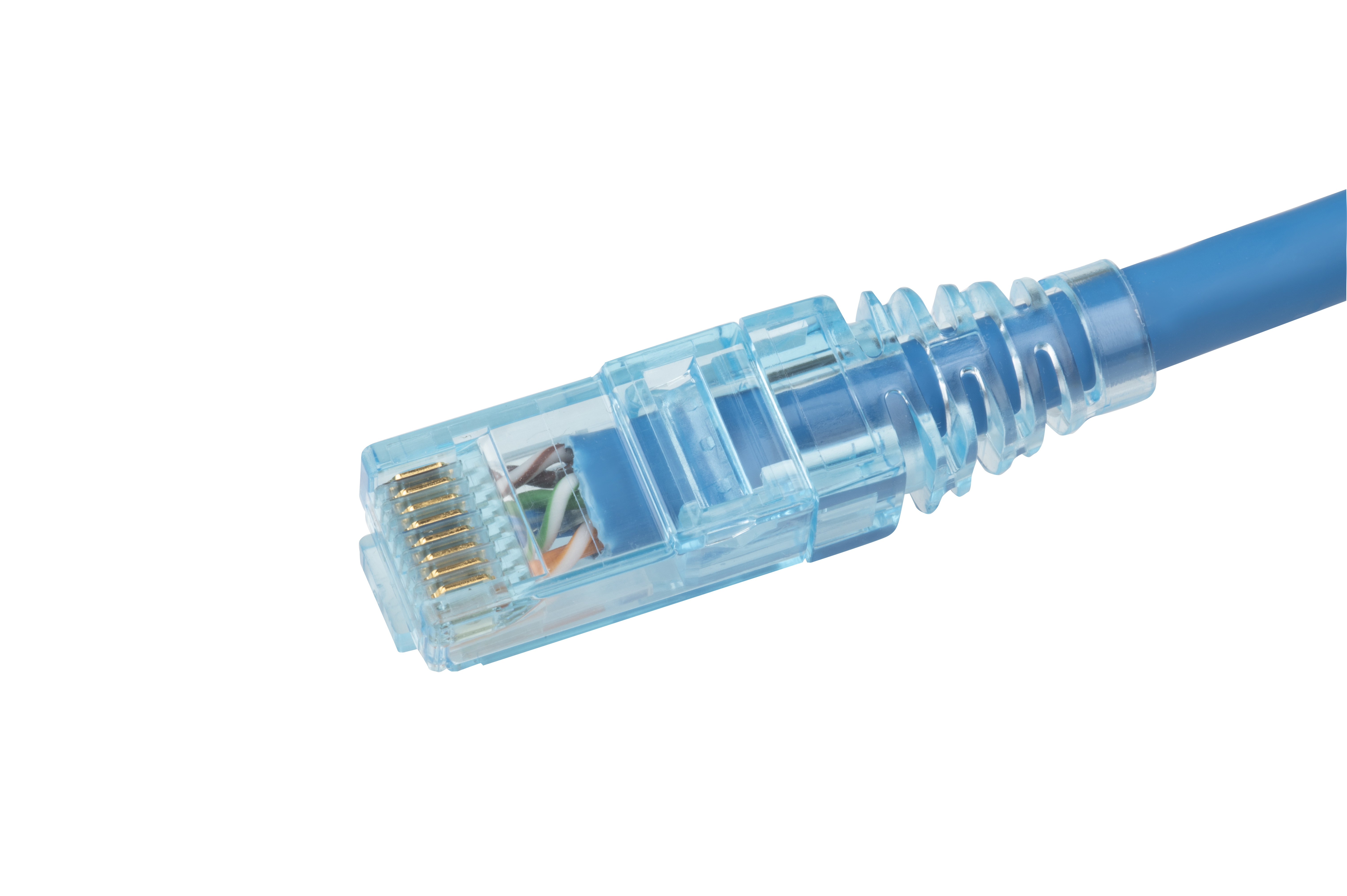 Hyperline PC-LPM-UTP-RJ45-RJ45-C6-5M-LSZH-BL Патч-корд RJ-45/RJ-45, неэкранированный U/UTP, категория 6 (100% Fluke Component Tested), 24AWG, LSZH, 5 м, синий — фото