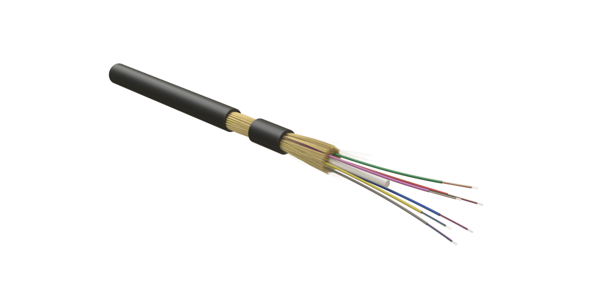 Hyperline FO-MB-IN/OUT-9S-36-LSZH-BK Кабель волоконно-оптический 9/125 (OS2) одномодовый, 36 волокон, безгелевые микротрубки 1.1 мм (micro bundle), внутренний/внешний, LSZH, нг(А)-HF, –40°C – +70°C, черный — фото