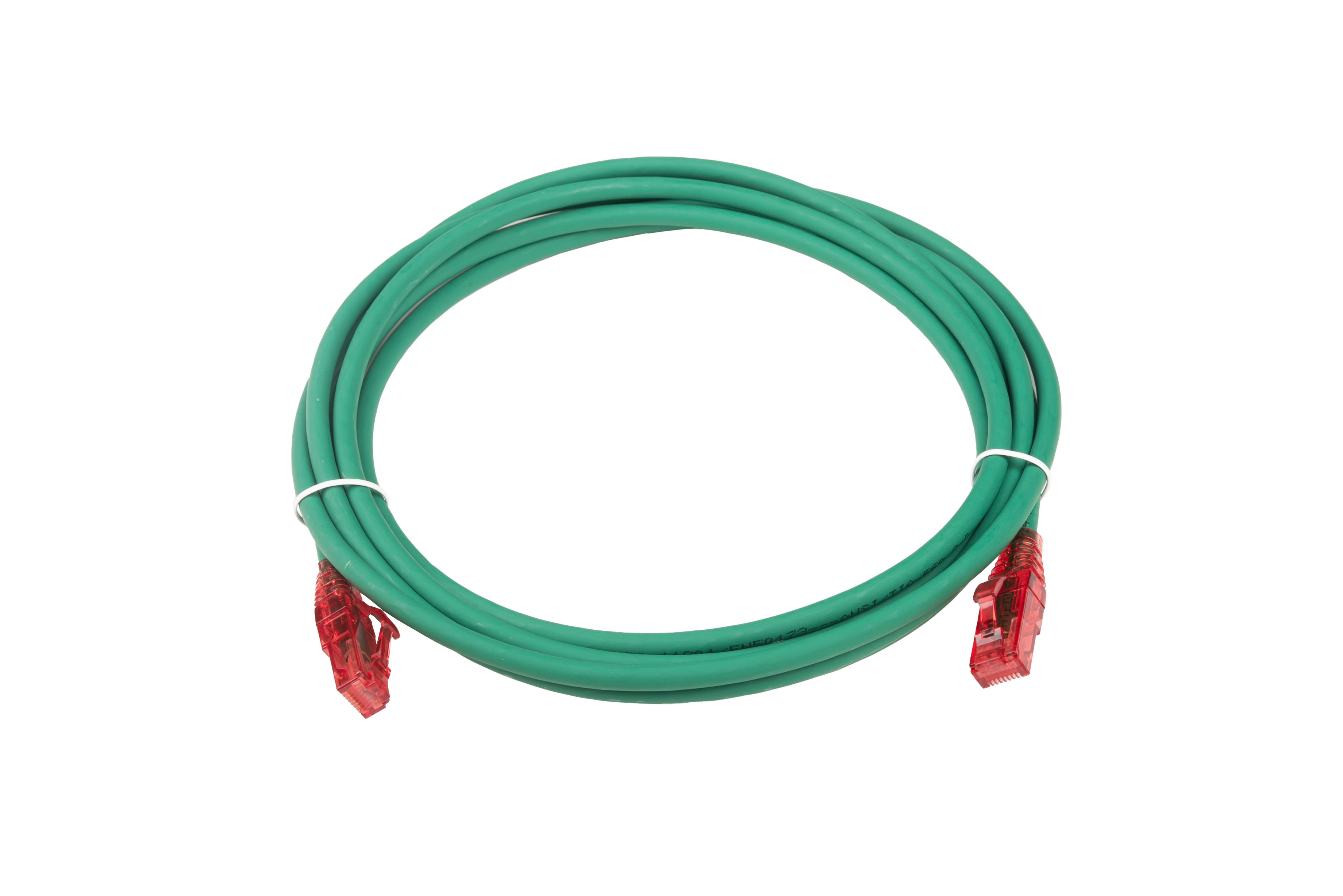 Hyperline PC-LPM-UTP-RJ45-RJ45-C5e-3M-LSZH-GN Патч-корд RJ-45/RJ-45, неэкранированный U/UTP, категория 5e (100% Fluke Component Tested), 24AWG, LSZH, 3 м, зеленый — фото
