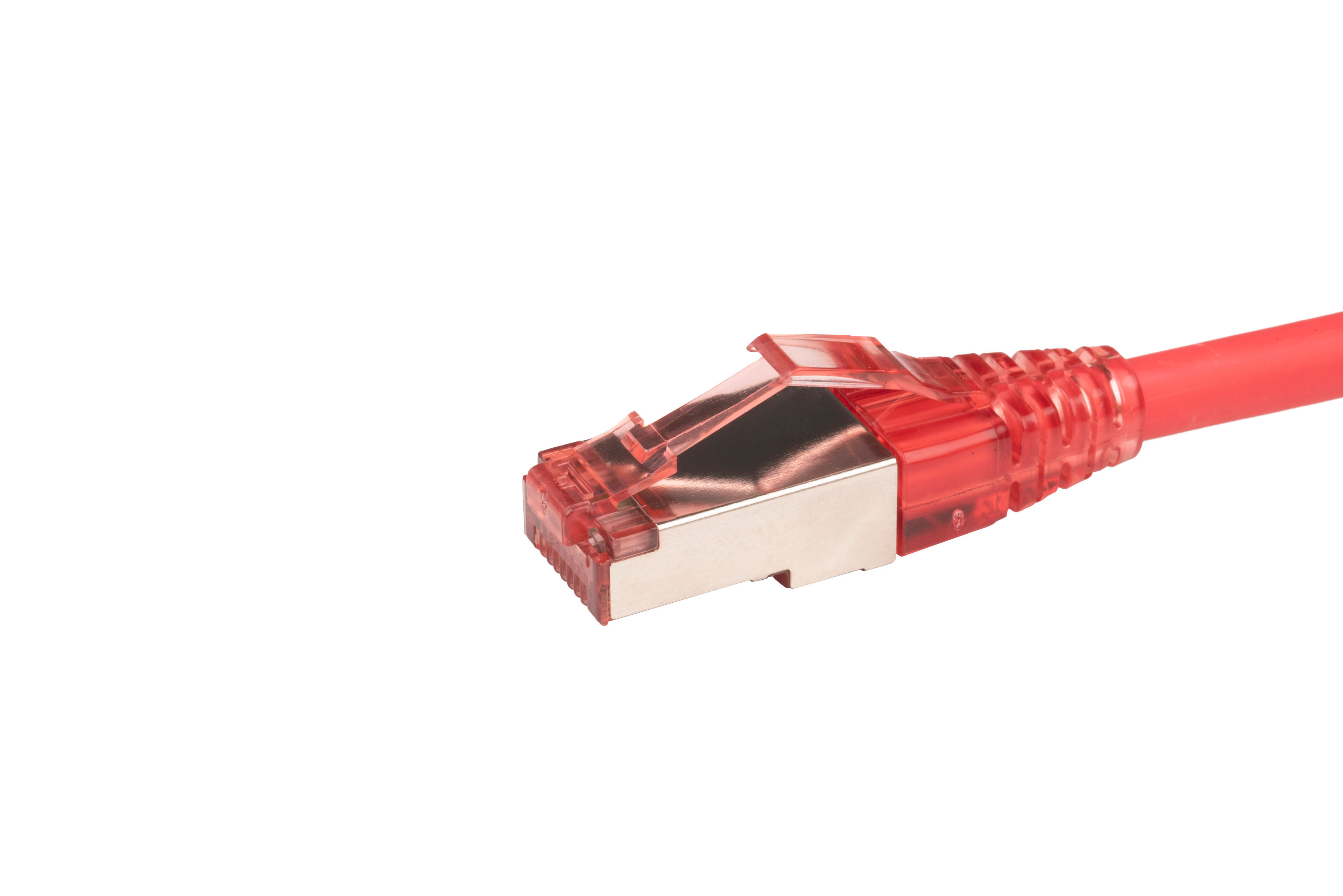 Hyperline PC-LPM-STP-RJ45-RJ45-C5e-10M-LSZH-RD Патч-корд F/UTP, экранированный, Cat.5е (100% Fluke Component Tested), LSZH, 10 м, красный — фото