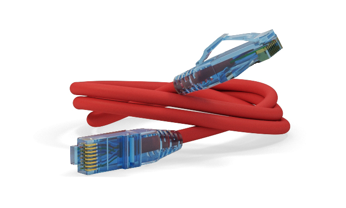 Hyperline PC-LPM-UTP-RJ45-RJ45-C6-0.5M-LSZH-RD Патч-корд U/UTP, Cat.6 (100% Fluke Component Tested), LSZH, 0.5 м, красный — фото