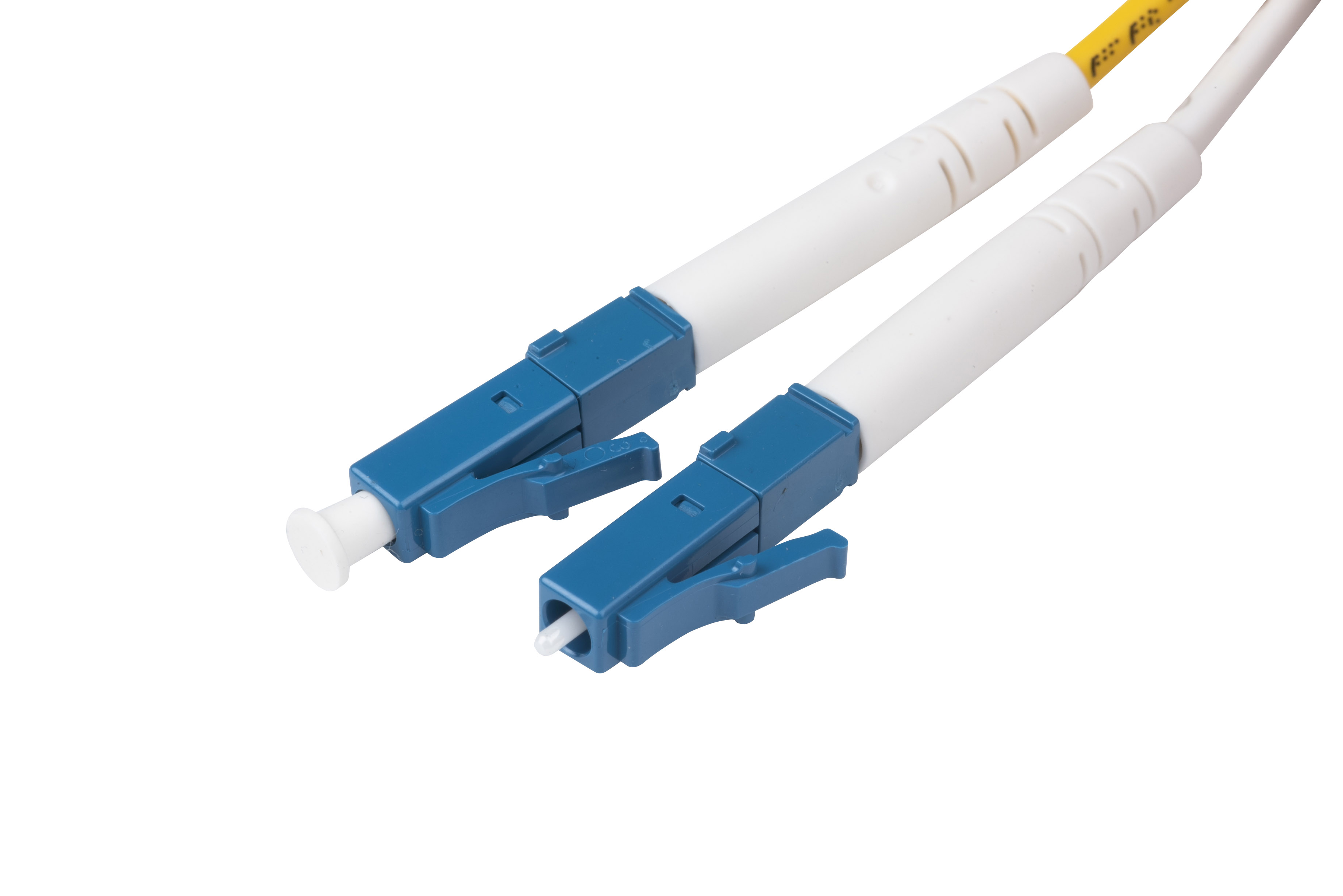 Hyperline FC-D2-9-LC/UR-SC/UR-H-3M-LSZH-YL Патч-корд волоконно-оптический (шнур) SM 9/125 (OS2), LC/UPC-SC/UPC, 2.0 мм, duplex, LSZH, 3 м — фото