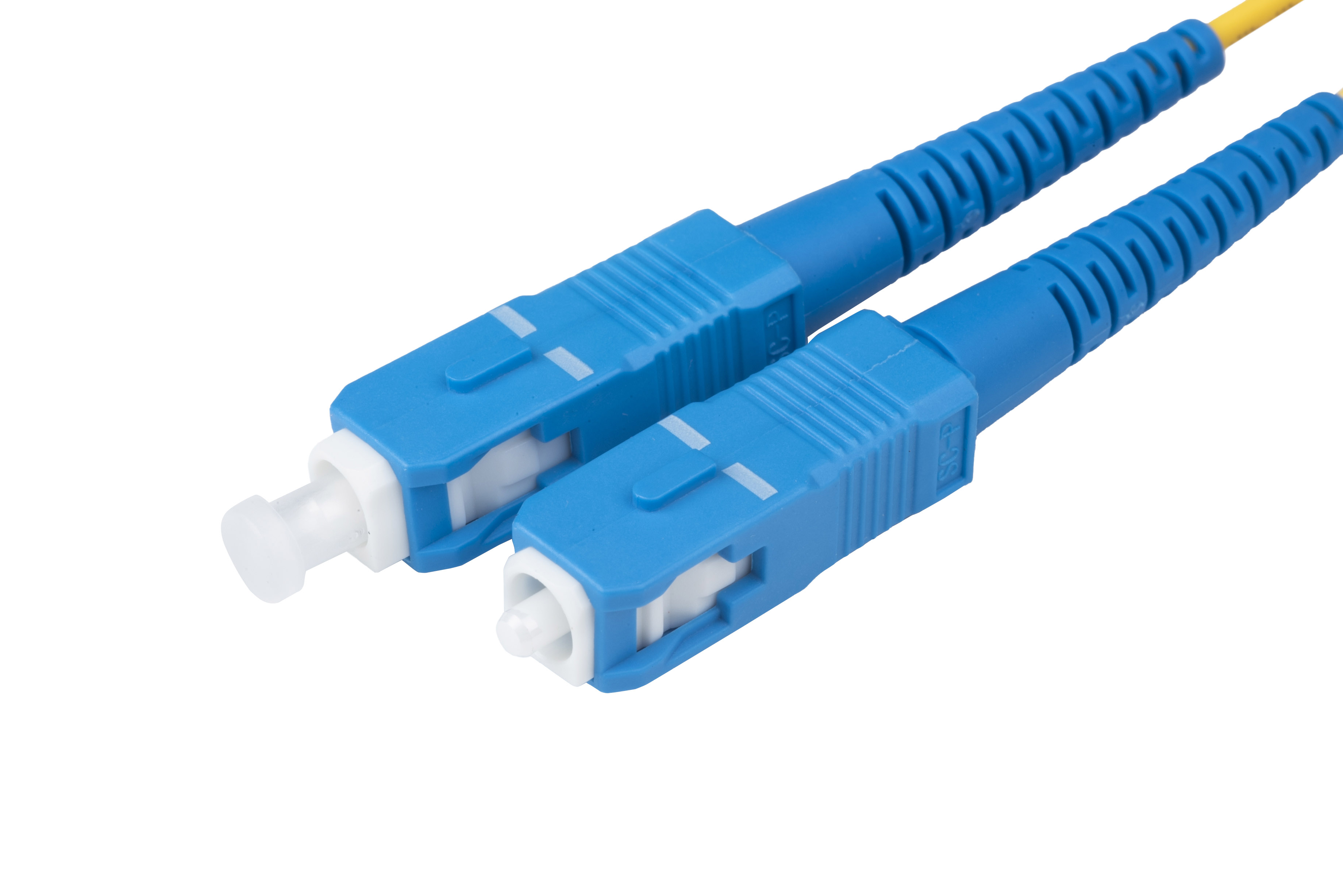 Hyperline FC-D2-9-LC/UR-SC/UR-H-3M-LSZH-YL Патч-корд волоконно-оптический (шнур) SM 9/125 (OS2), LC/UPC-SC/UPC, 2.0 мм, duplex, LSZH, 3 м — фото