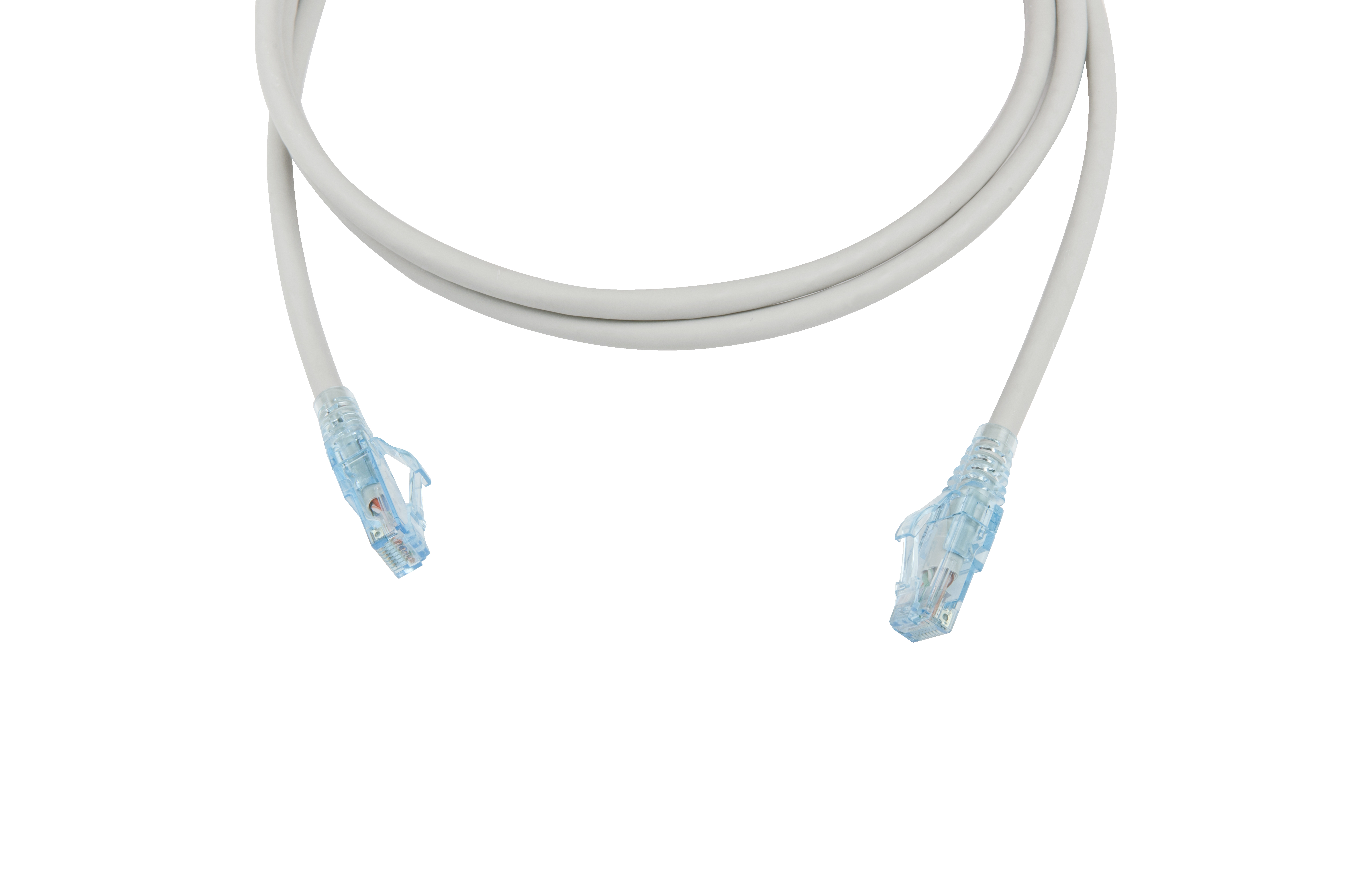 Hyperline PC-LPM-UTP-RJ45-RJ45-C6-1.5M-LSZH-GY Патч-корд RJ-45/RJ-45, неэкранированный U/UTP, категория 6 (100% Fluke Component Tested), 24AWG, LSZH, 1.5 м, серый — фото