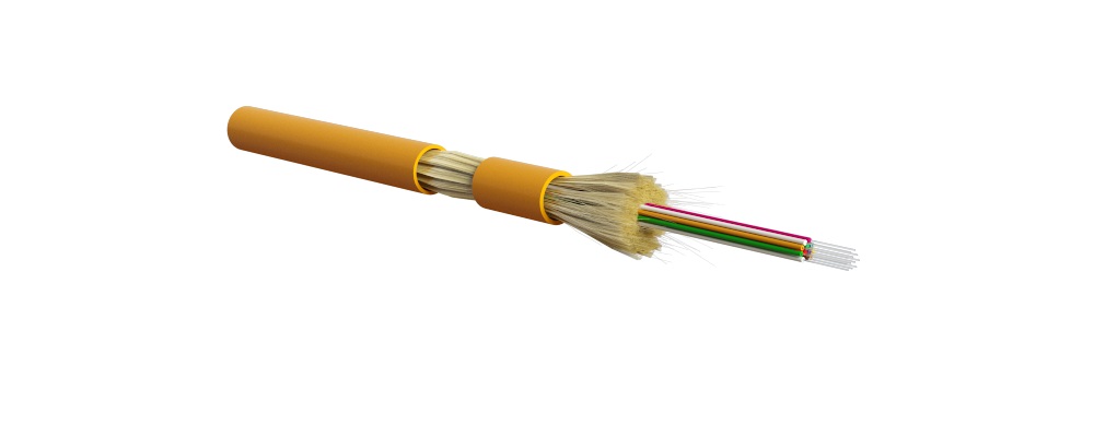 Hyperline FO-DT-IN-62-16-LSZH-OR Кабель волоконно-оптический многомодовый 62.5/125 (OM1), 16 волокон, плотное буферное покрытие (tight buffer), LSZH, нг(А)-HF, внутренний -40°C – +70°C, оранжевый