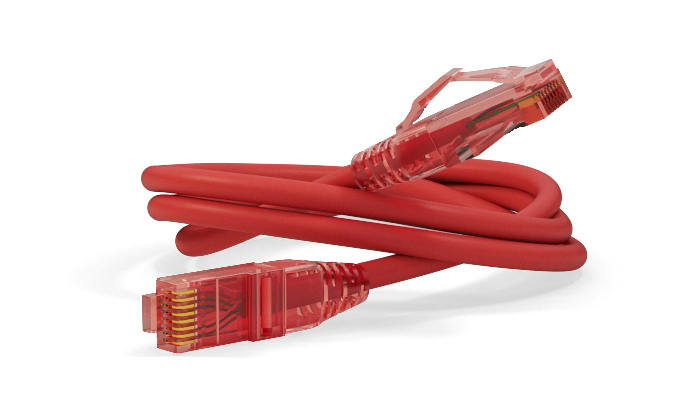 Hyperline PC-LPM-UTP-RJ45-RJ45-C5e-0.5M-LSZH-RD Патч-корд RJ-45/RJ-45, неэкранированный U/UTP, категория 5e (100% Fluke Component Tested), 24AWG, LSZH, 0.5 м, красный