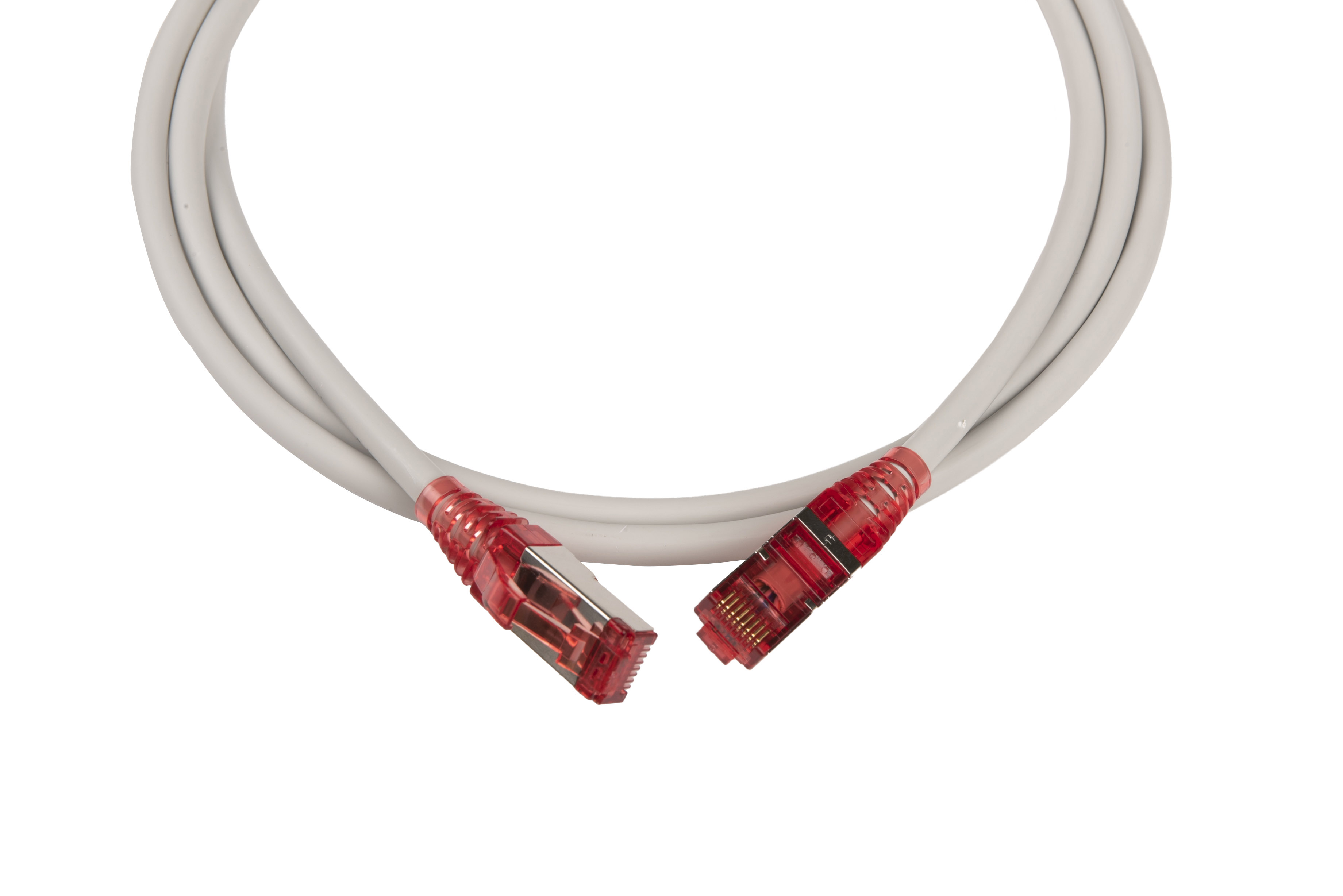 Hyperline PC-LPM-STP-RJ45-RJ45-C5e-1.5M-LSZH-GY Патч-корд F/UTP, экранированный, Cat.5e (100% Fluke Component Tested), LSZH, 1.5 м, серый