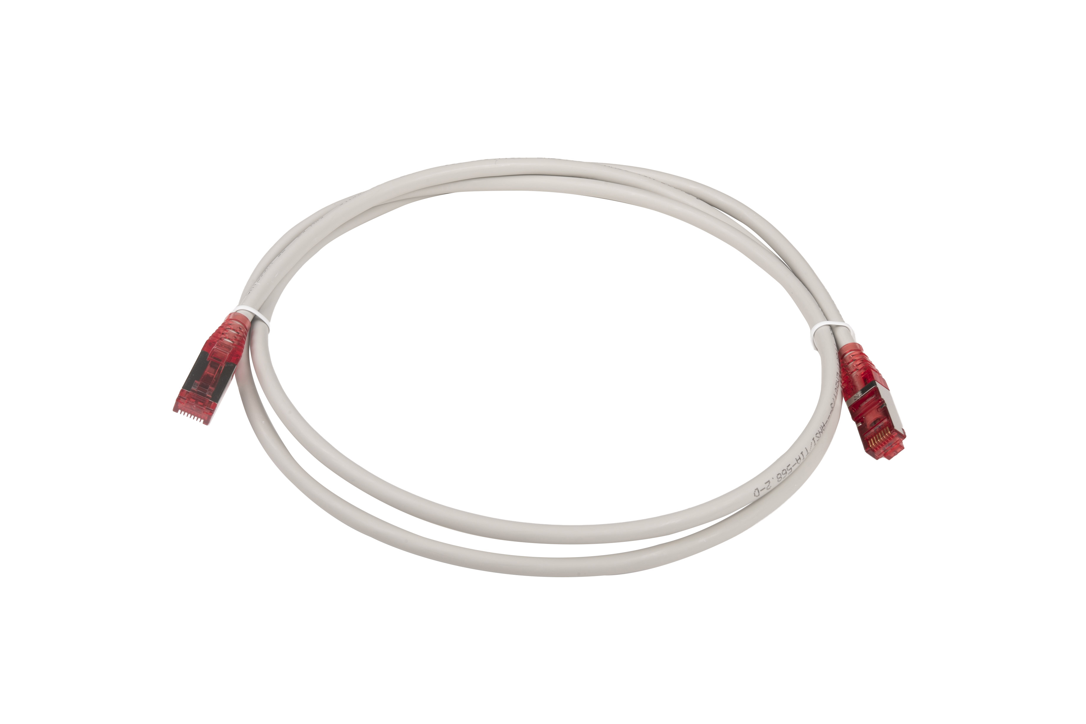 Hyperline PC-LPM-STP-RJ45-RJ45-C5e-1.5M-LSZH-GY Патч-корд F/UTP, экранированный, Cat.5e (100% Fluke Component Tested), LSZH, 1.5 м, серый — фото