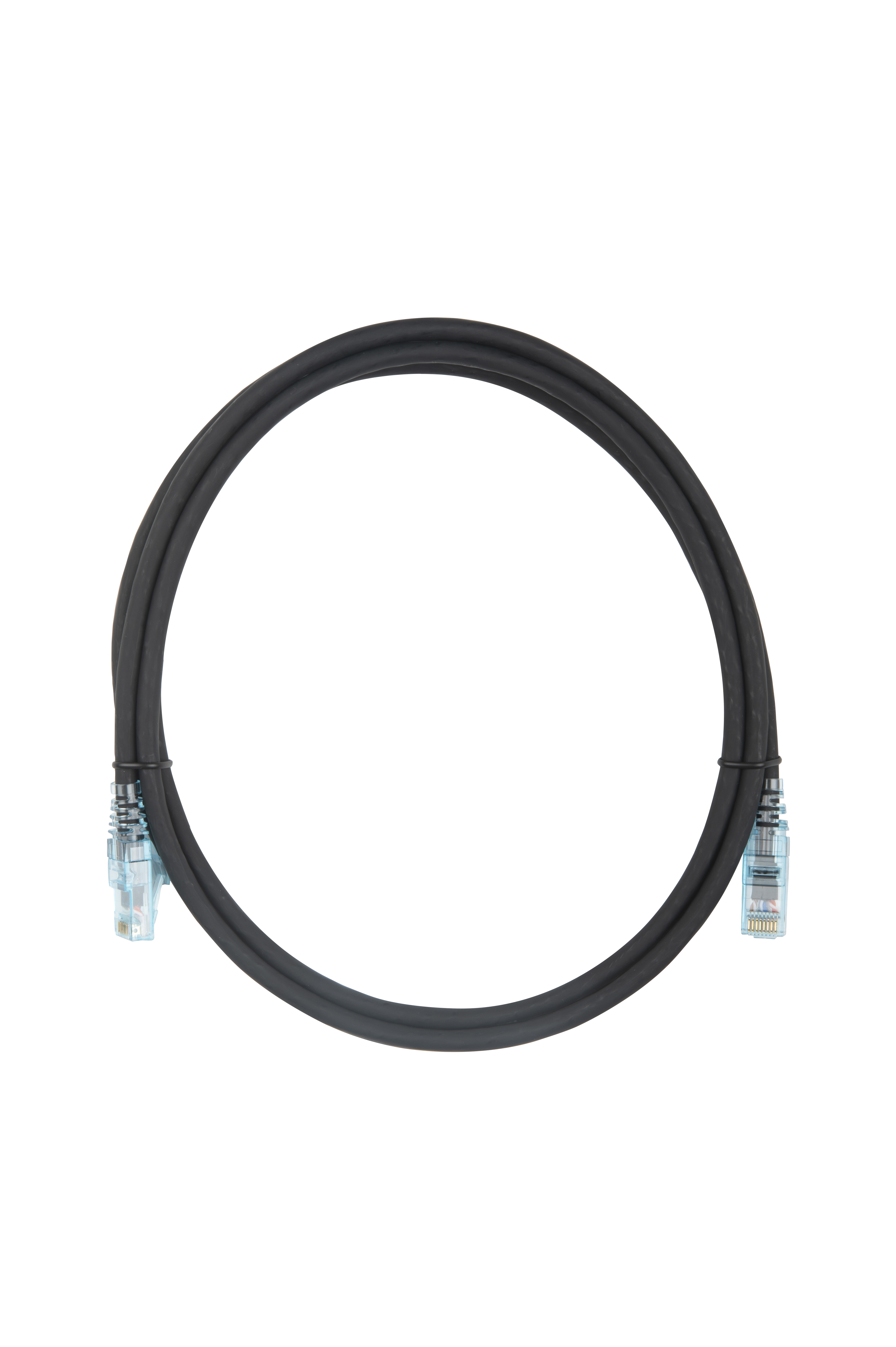 Hyperline PC-LPM-UTP-RJ45-RJ45-C6-2M-LSZH-BK Патч-корд RJ-45/RJ-45, неэкранированный U/UTP, категория 6 (100% Fluke Component Tested), 24AWG, LSZH, 2 м, черный — фото
