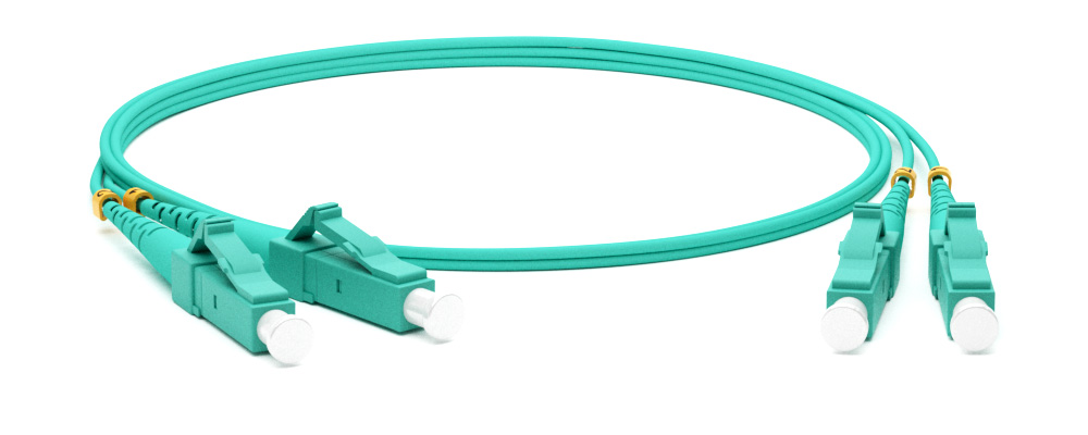 Hyperline FC-D2-503-LC/UR-LC/UR-H-30M-LSZH-AQ Патч-корд волоконно-оптический (шнур) MM 50/125 (OM3), LC-LC, UPC, duplex, 2.0 мм, до 100G, LSZH, 30 м (замена FC-D2-503-LC/PR-LC/PR-H-30M-LSZH-AQ)