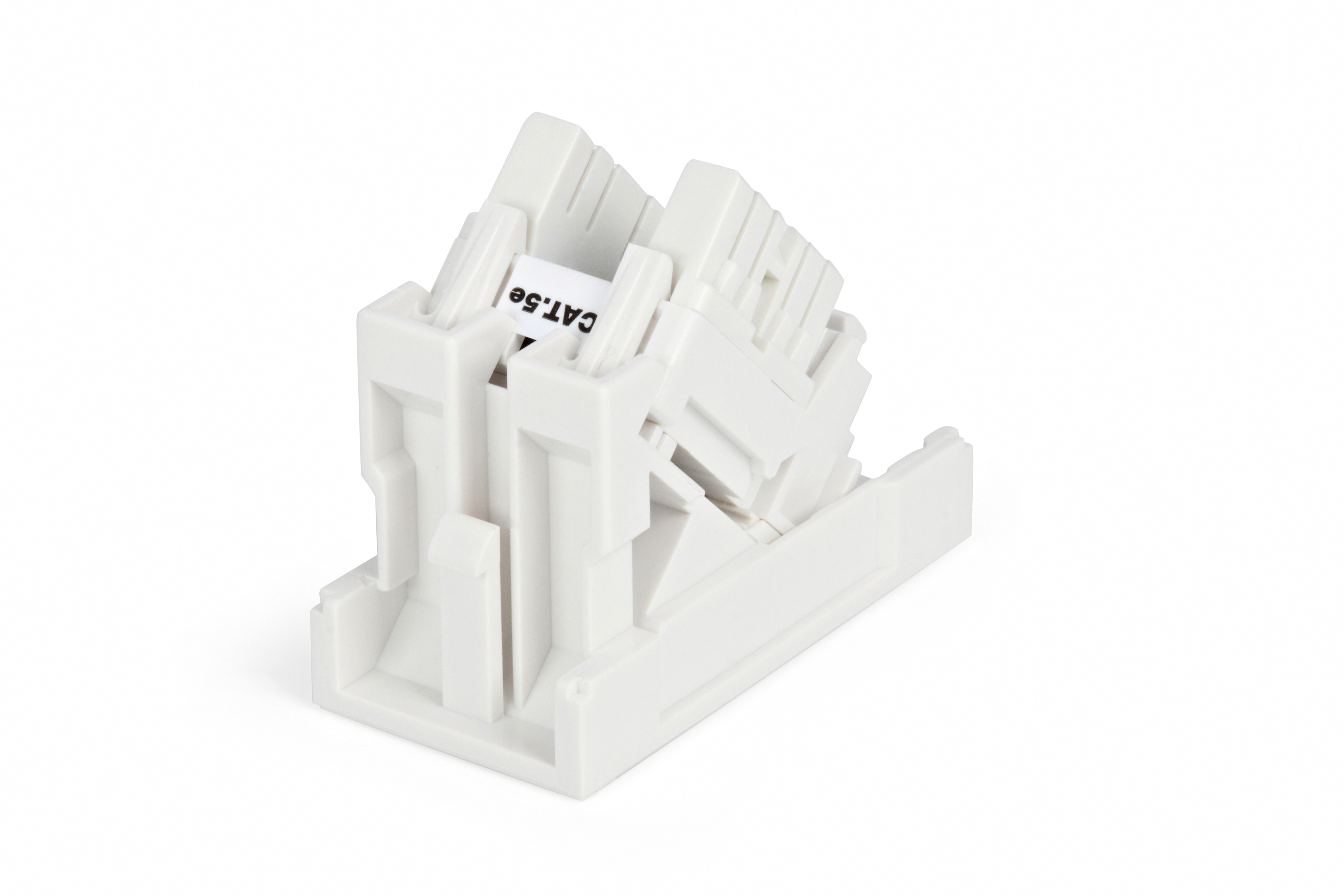 Hyperline SIP2K-C5E-M45-22.5 Розетка (вставка) 45x22,5 (аналог Mosaic) с наклонным модулем RJ-45 категории 5е — фото