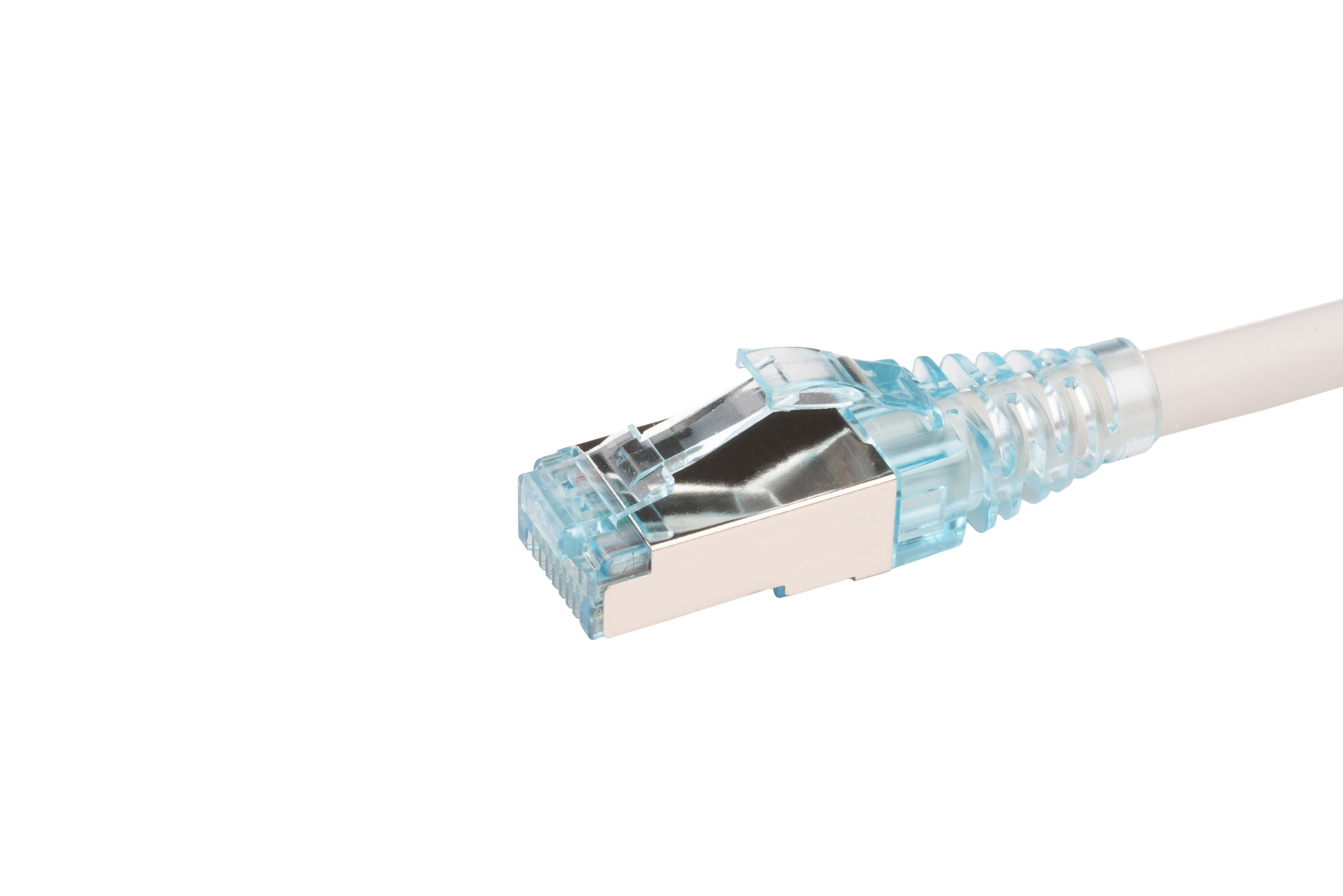 Hyperline PC-LPM-STP-RJ45-RJ45-C6-5M-LSZH-GY Патч-корд RJ-45/RJ-45, экранированный U/FTP, категория 6 (100% Fluke Component Tested), 26AWG, LSZH, 5 м, серый — фото